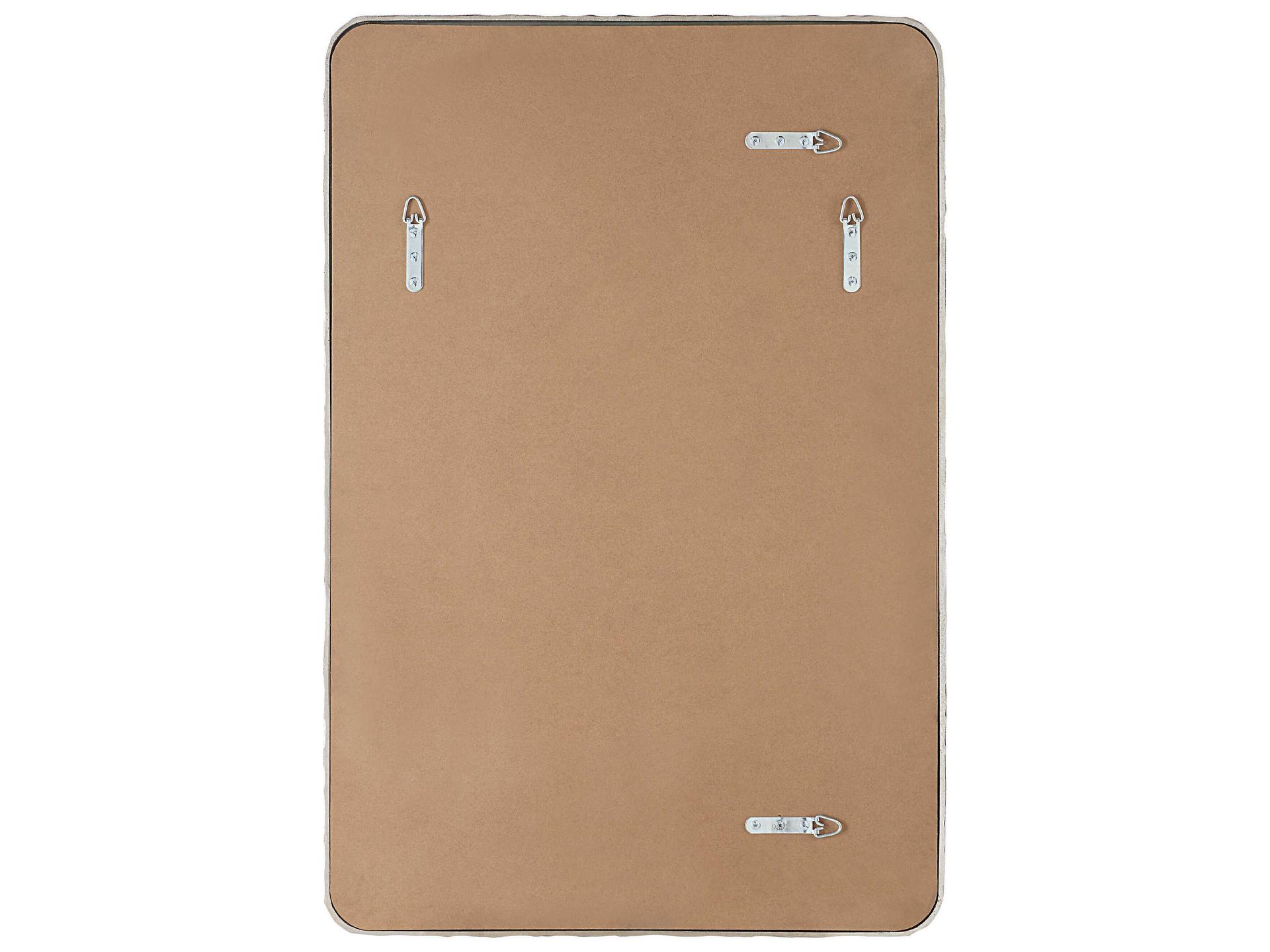 Renwil Pollonia Polished Nickel Rectangular Wall Mirror