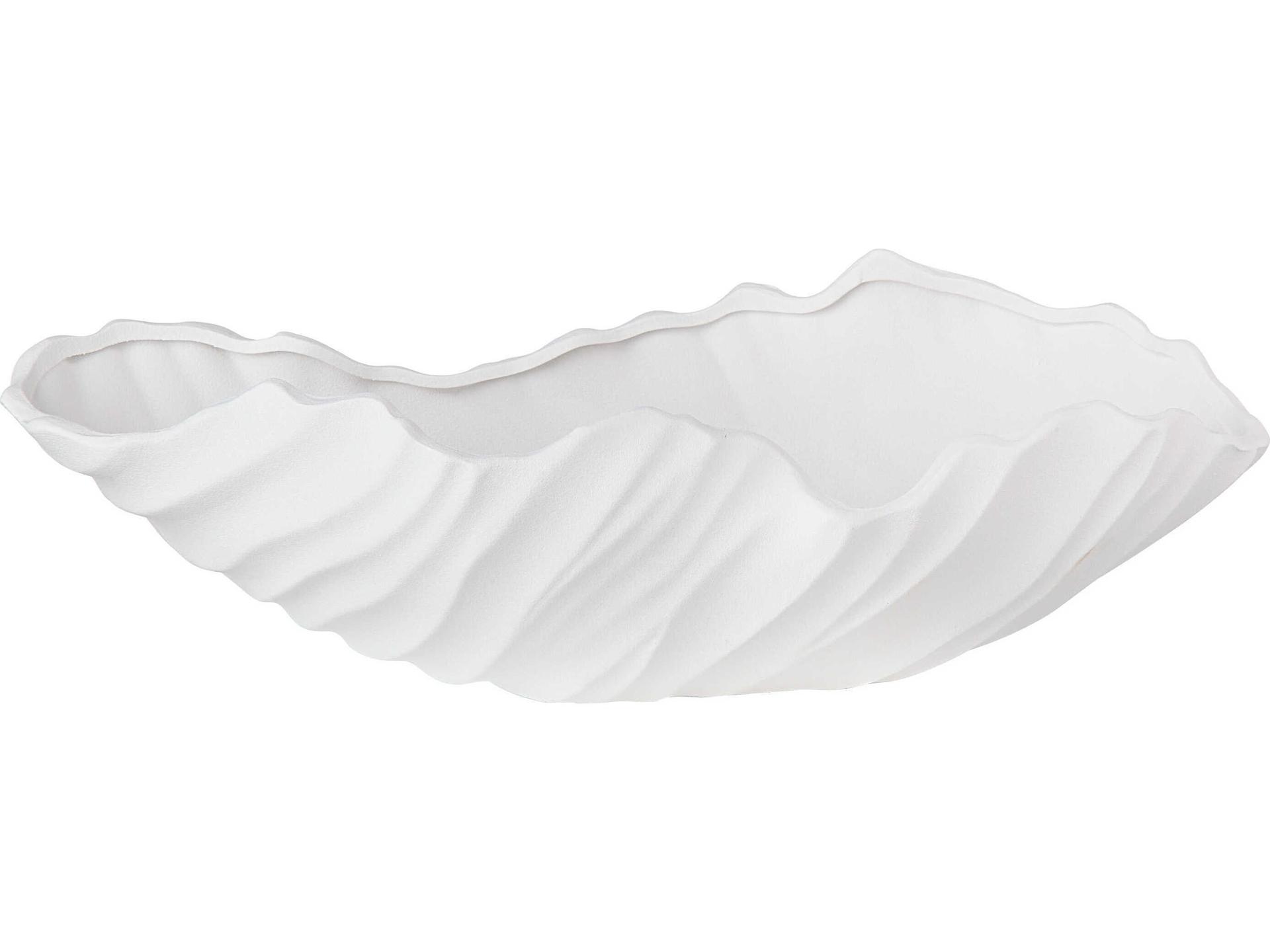 Darius Matte White Decorative Bowl