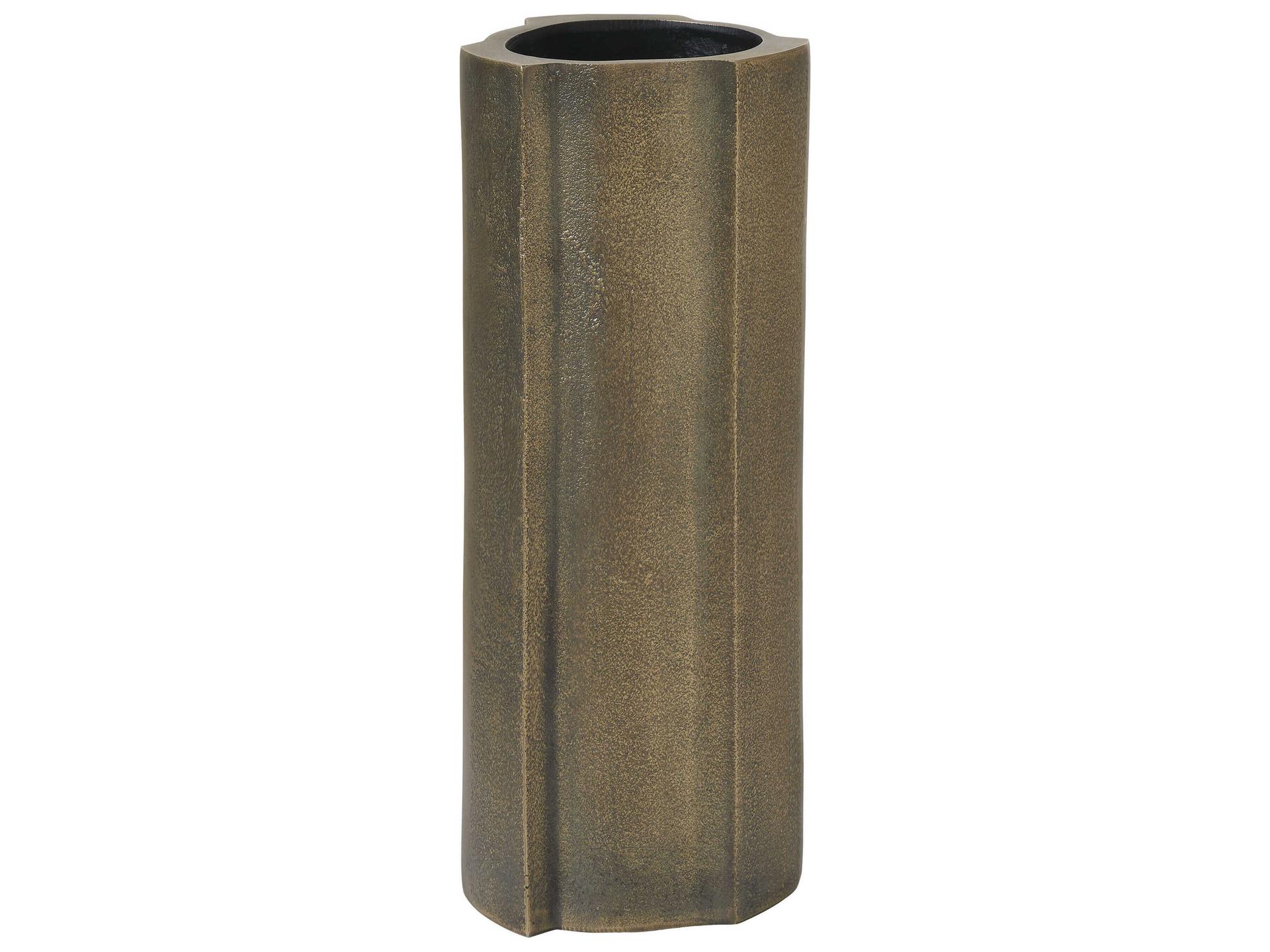 Interlude Antique Brass Vase