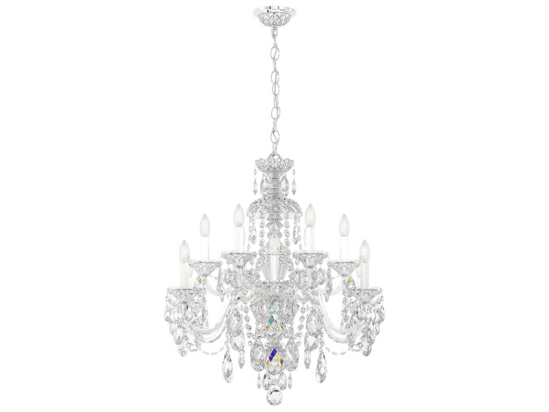 12-Light Sterling Chandelier