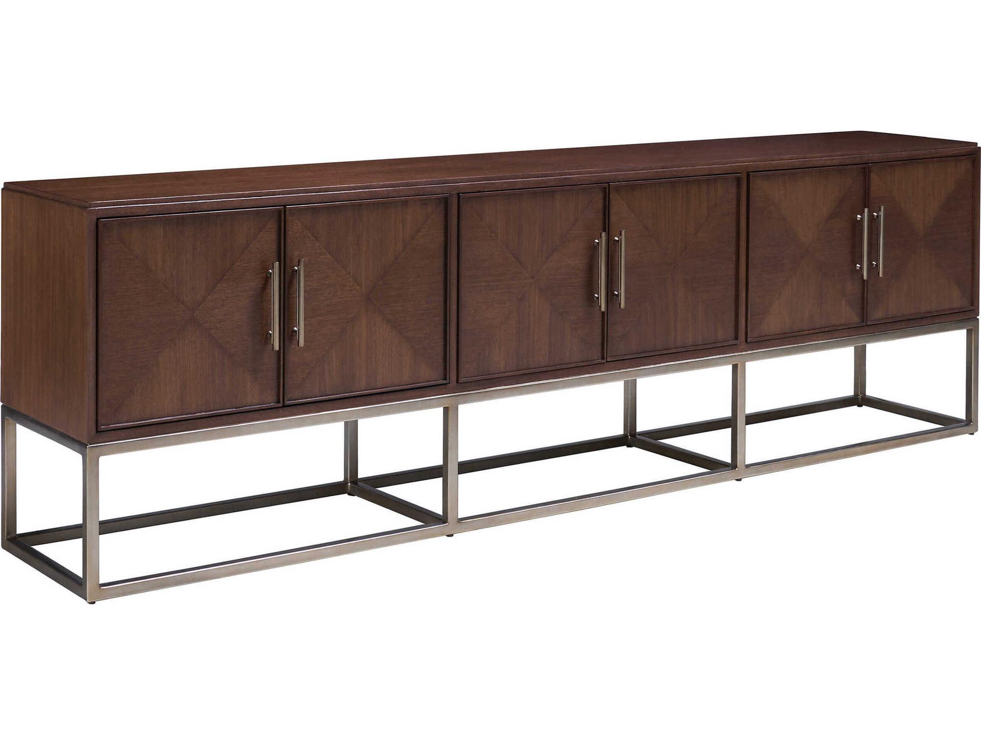 Studio Designs Cameron 100-Inch Long Media Console in Dark Walnut