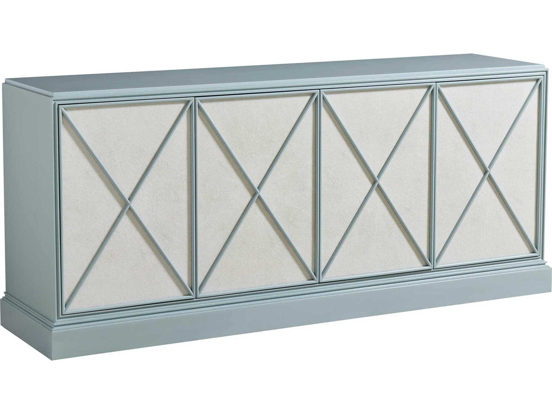 Studio Designs 70-Inch Soft Pale Blue Media Console