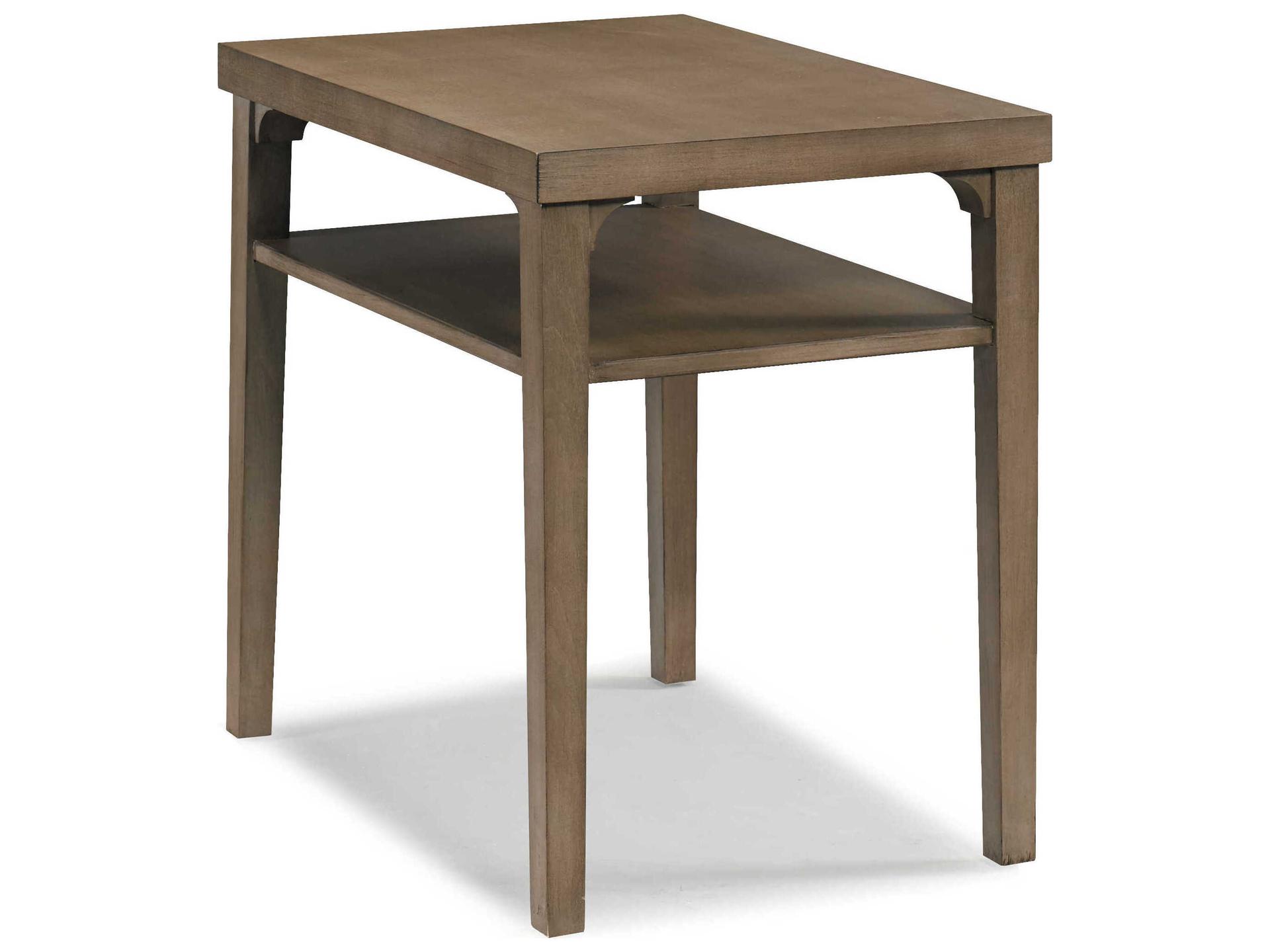 Corbel Rectangle Wood End Table