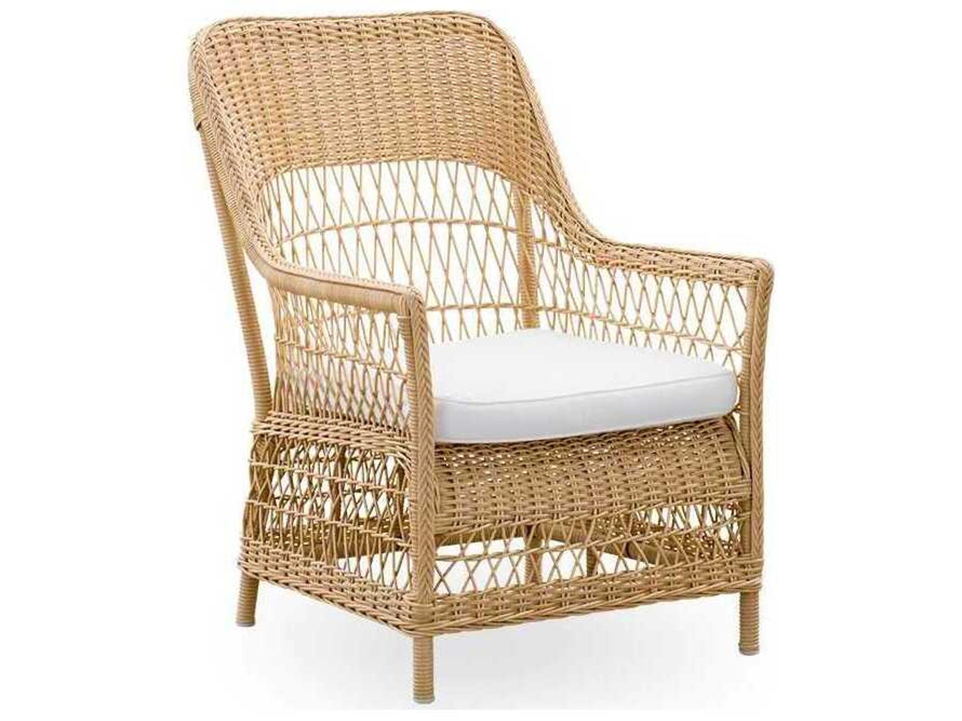 Georgia Garden Aluminum Rattan Natural Dawn Outdoor Patio Lounge Chair