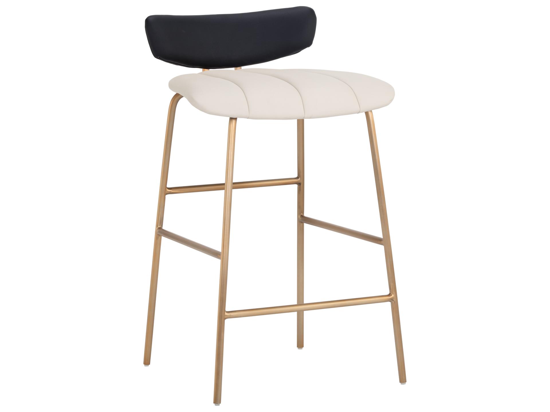 Ikon Lorelei Dillon Cream Black Counter Stool