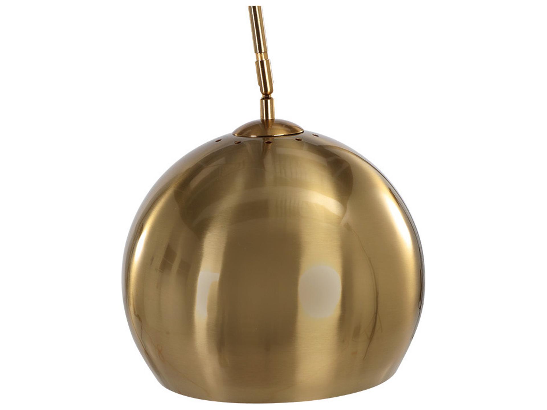 Sunpan Vern Brass Floor Lamp