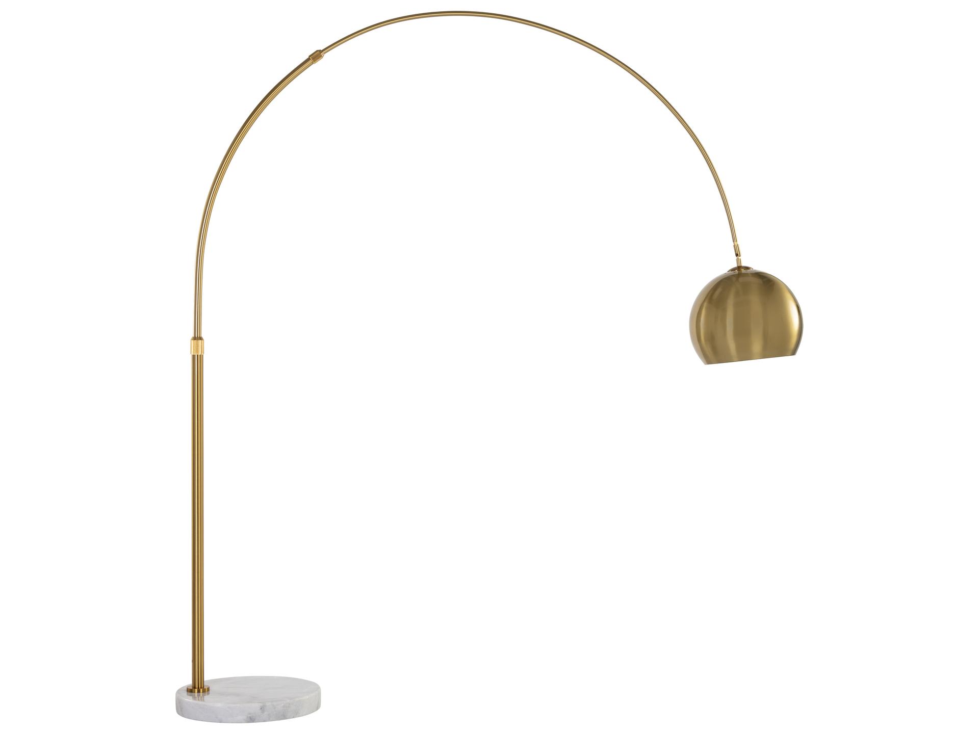 Sunpan Vern Brass Floor Lamp