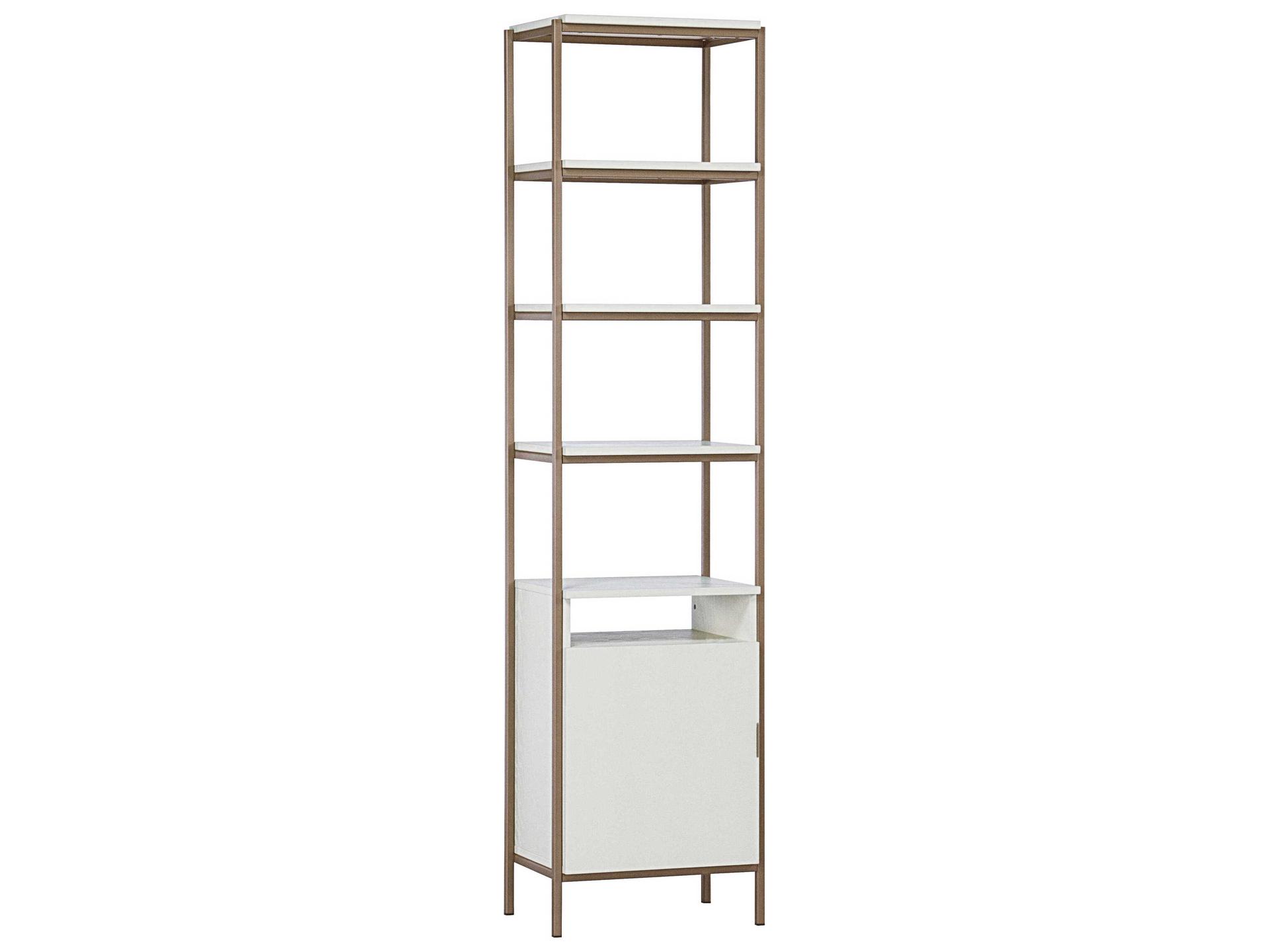 Artezia Cream Champagne Gold Bookcase