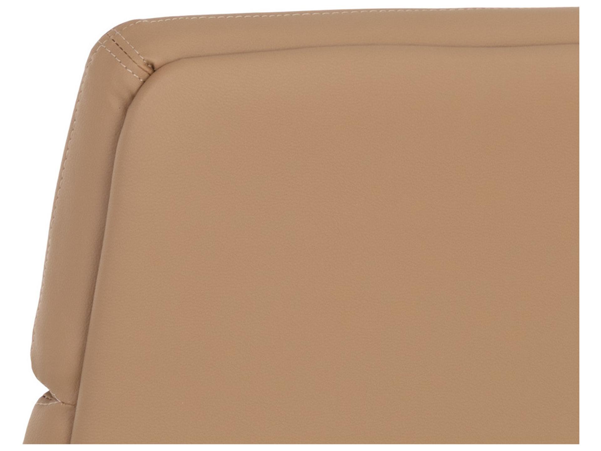Sunpan Kleo Brown Faux Leather Adjustable Computer Office Chair