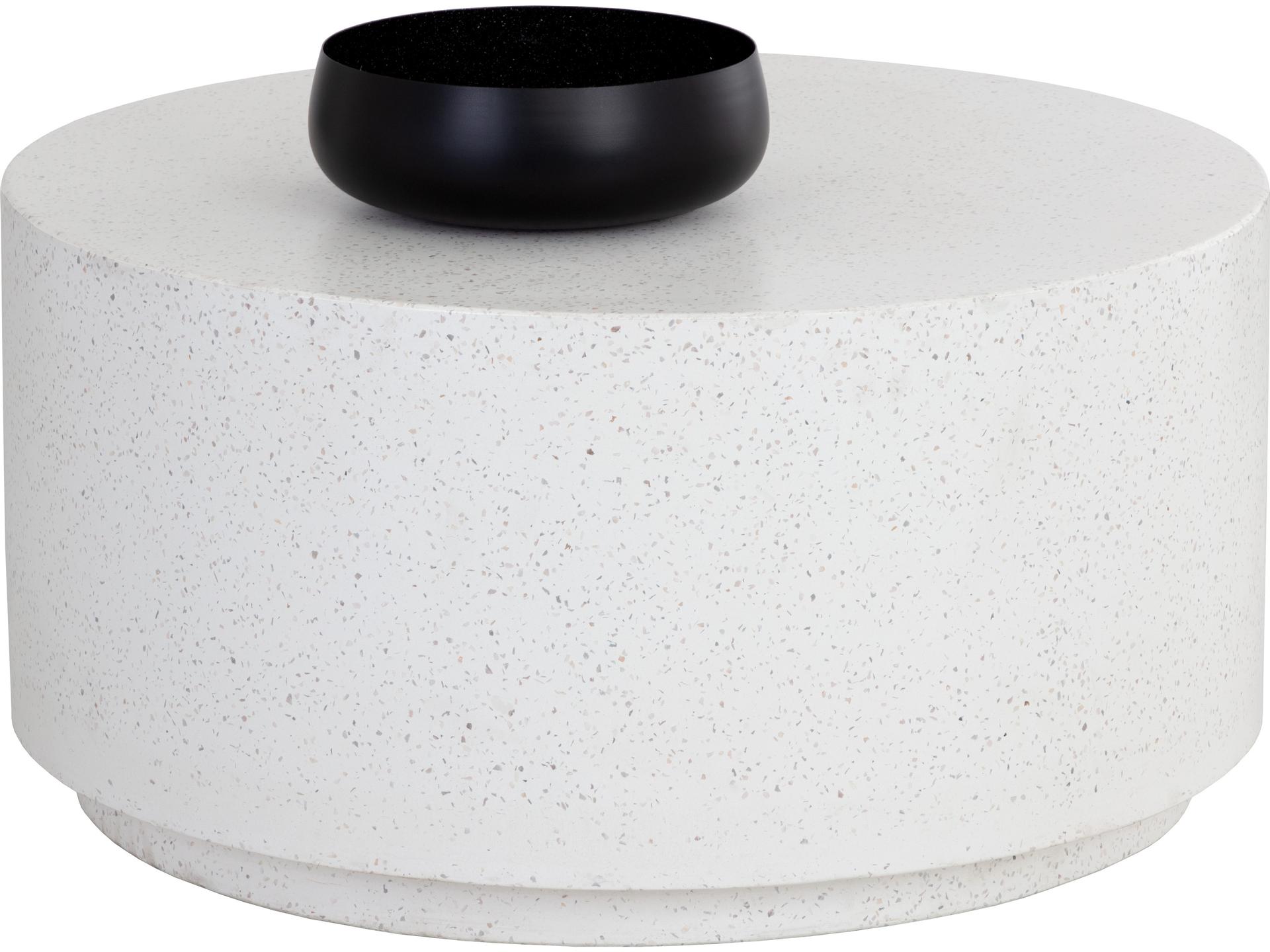 Rubin Round Concrete Terrazzo Coffee Table