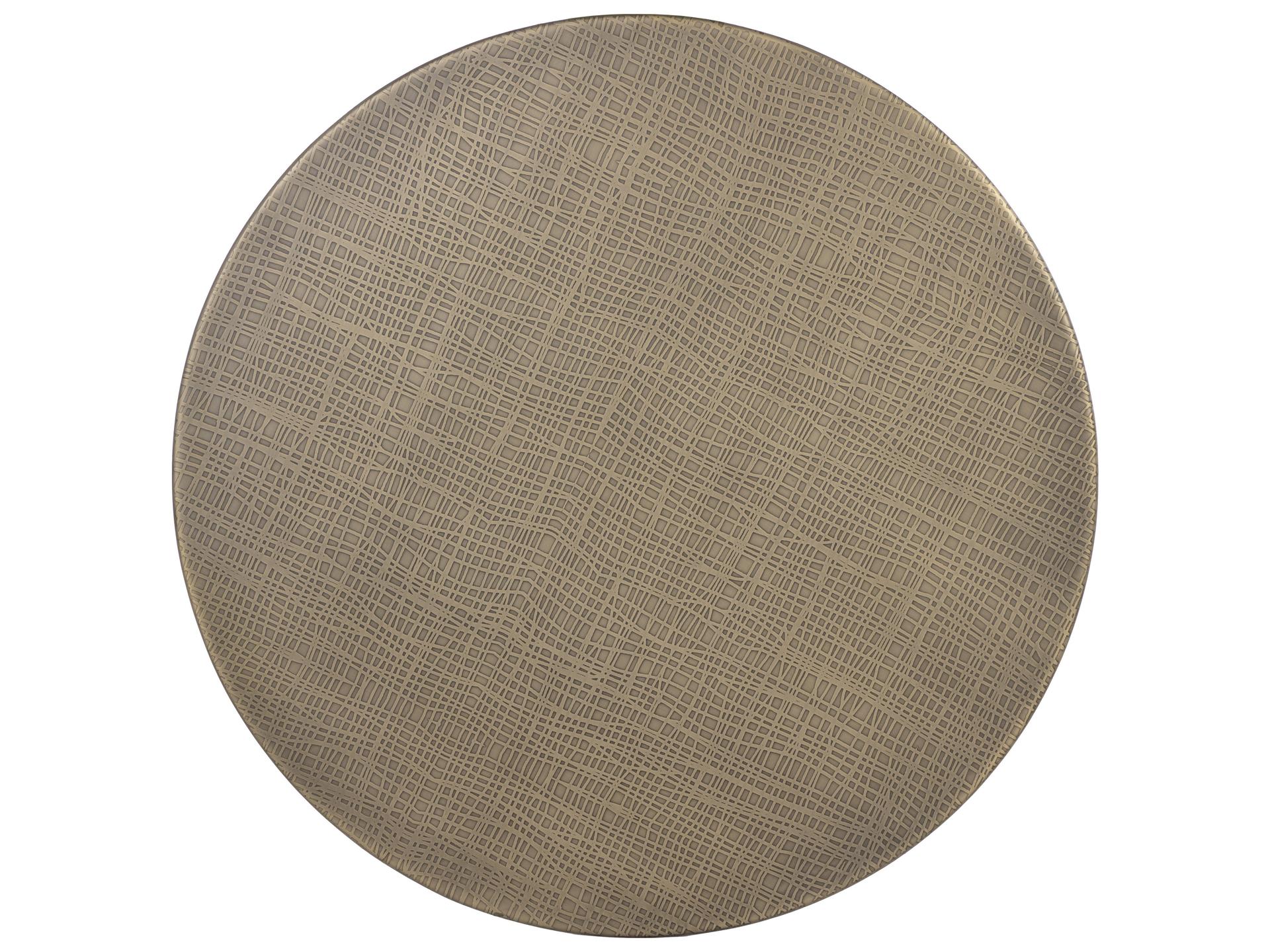 Sunpan Kata Gold Round Metal Bar Table