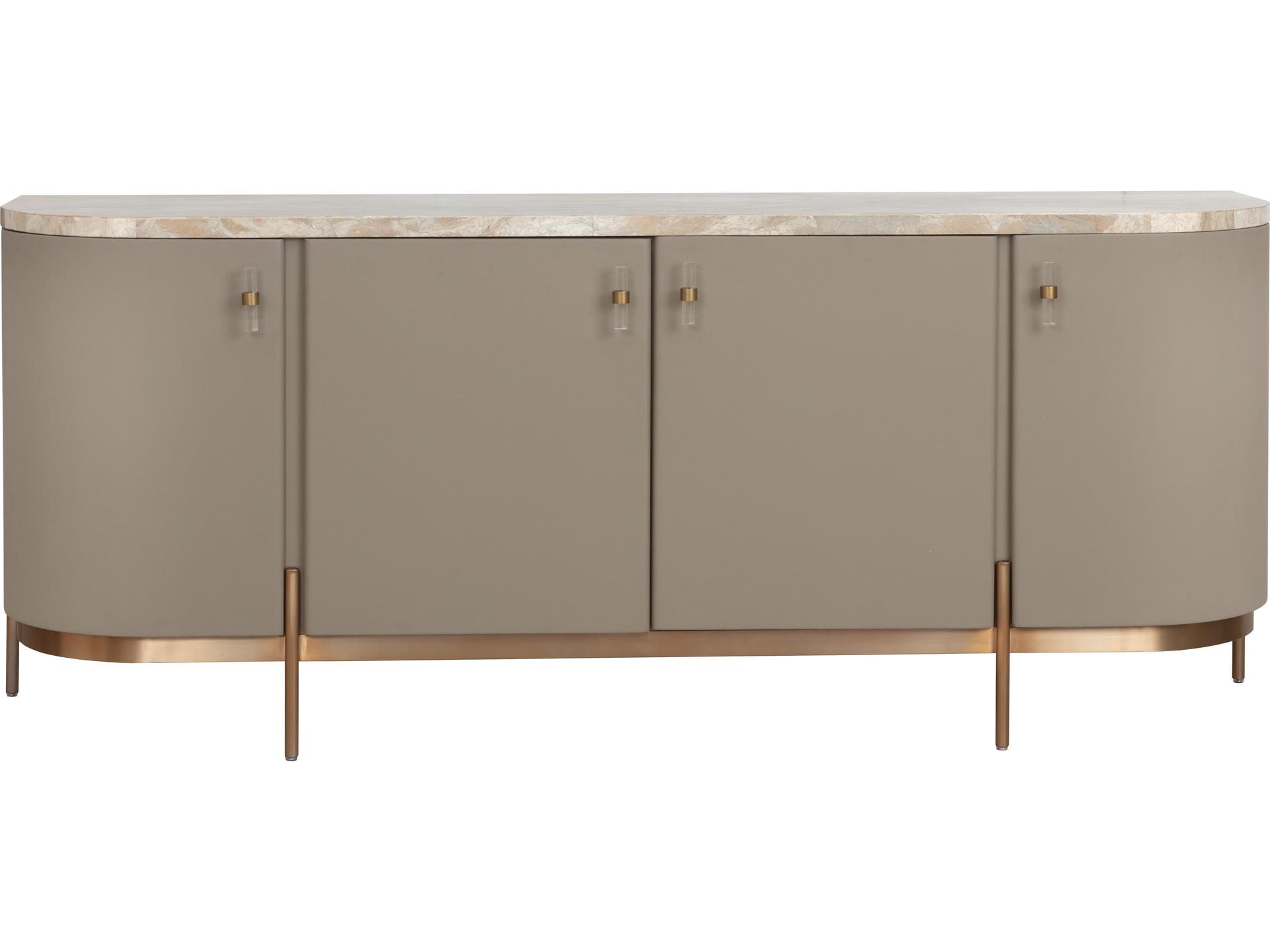 Cataldi 77" Taupe Sideboard