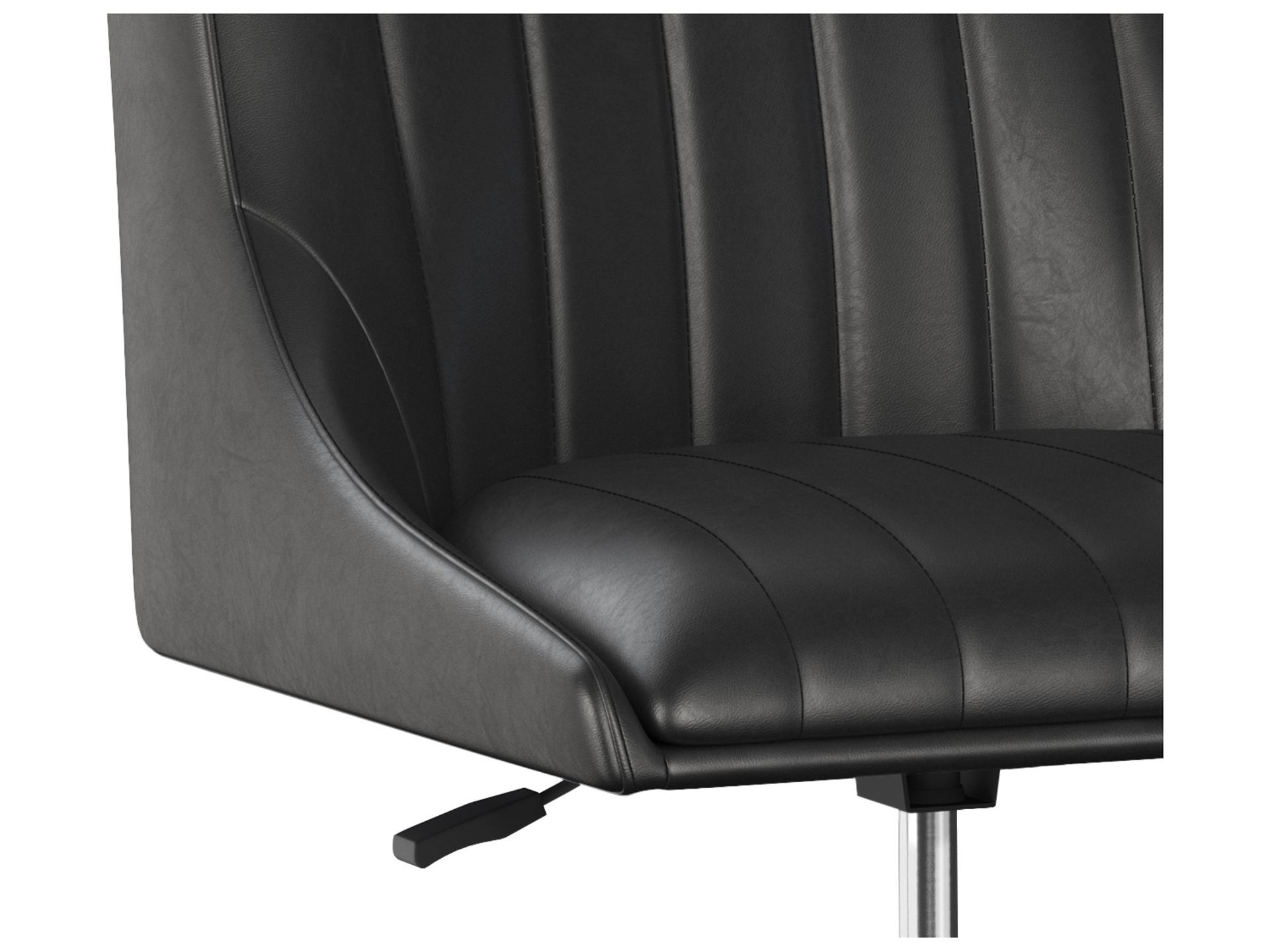 Sunpan Halden Office Chair in Bravo Black