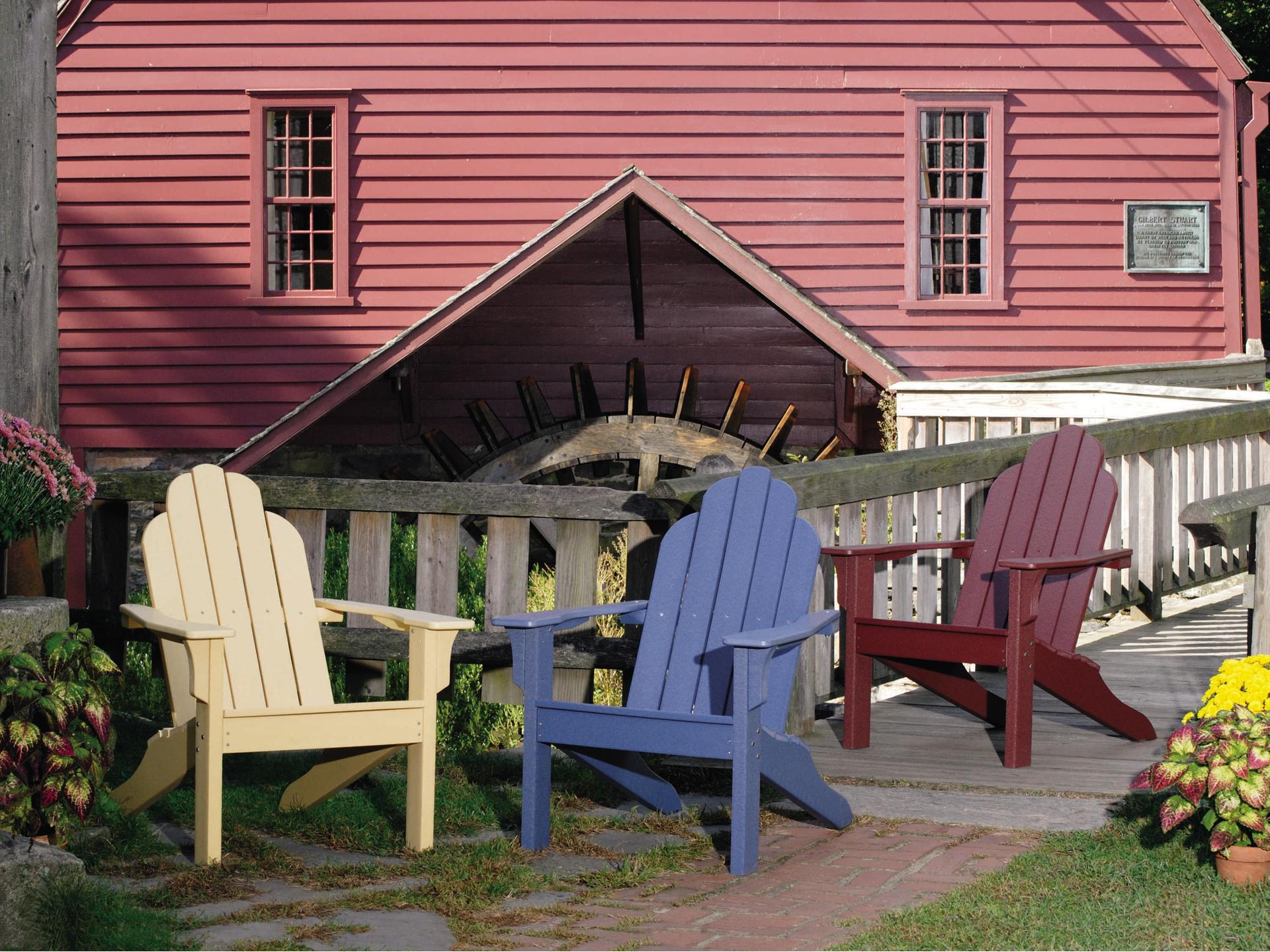 Seaside Casual Classic Adirondack Recycled Plastic Chair