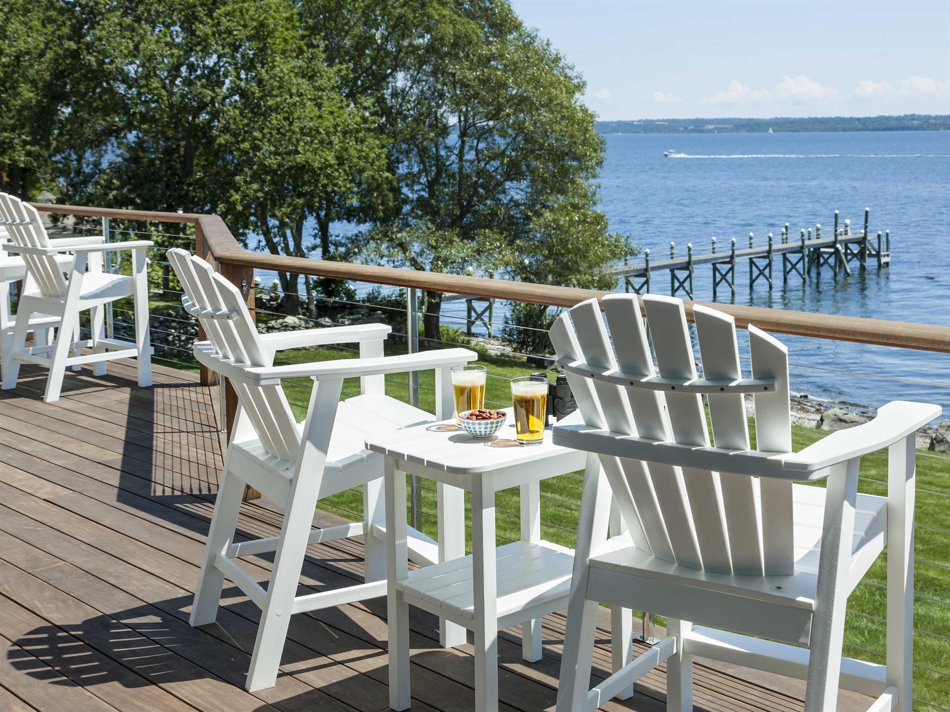 Shellback Adirondack Recycled Plastic Counter Set