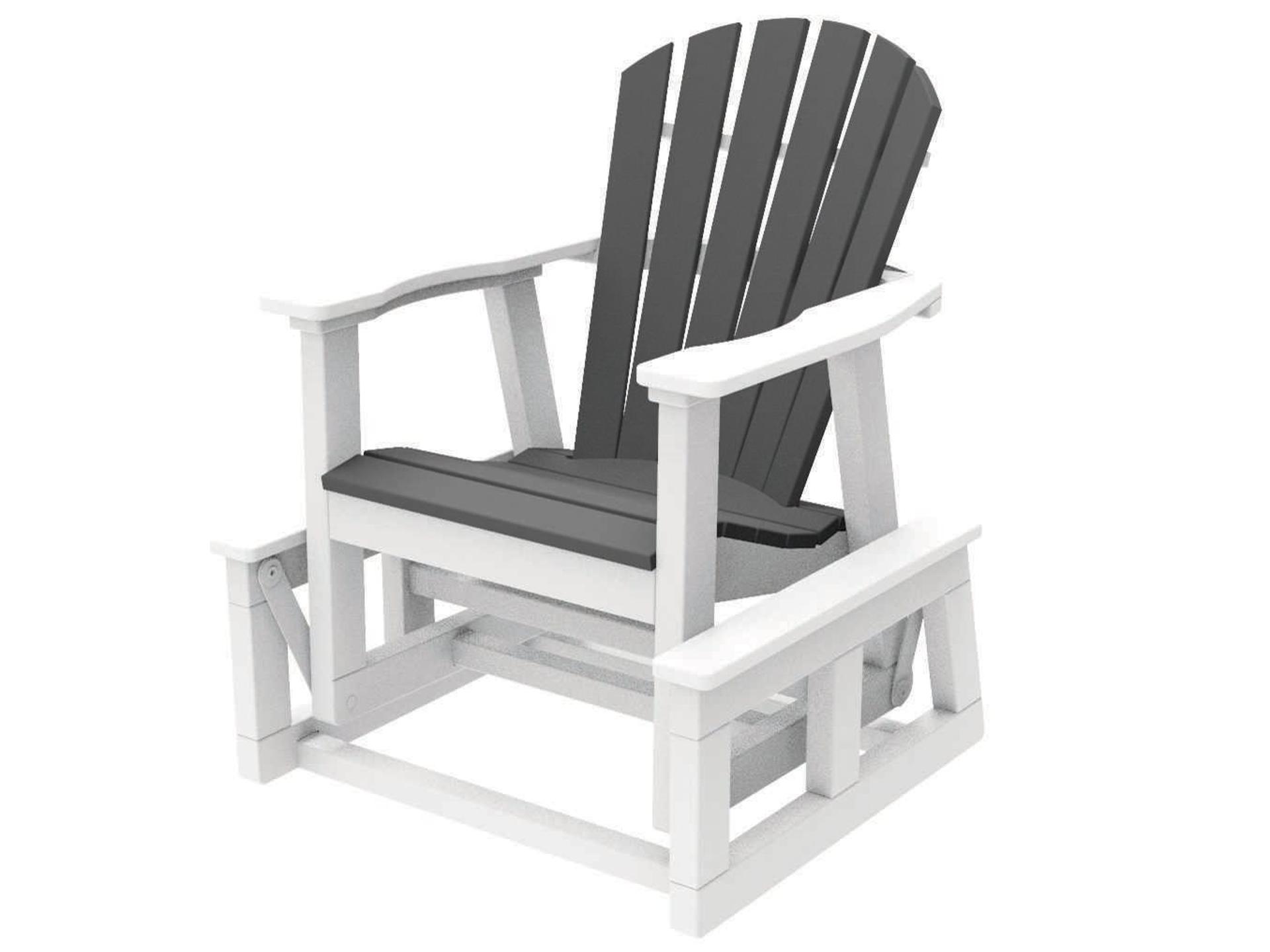 Shellback Adirondack Recycled Plastic Single Gilder Chair