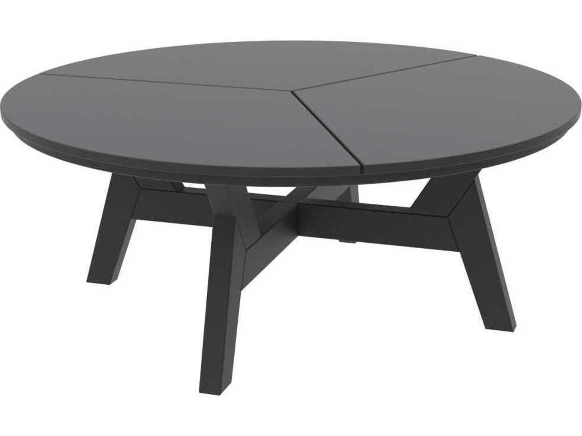 Seaside Casual Dex Recycled Plastic Round Patio Chat Table