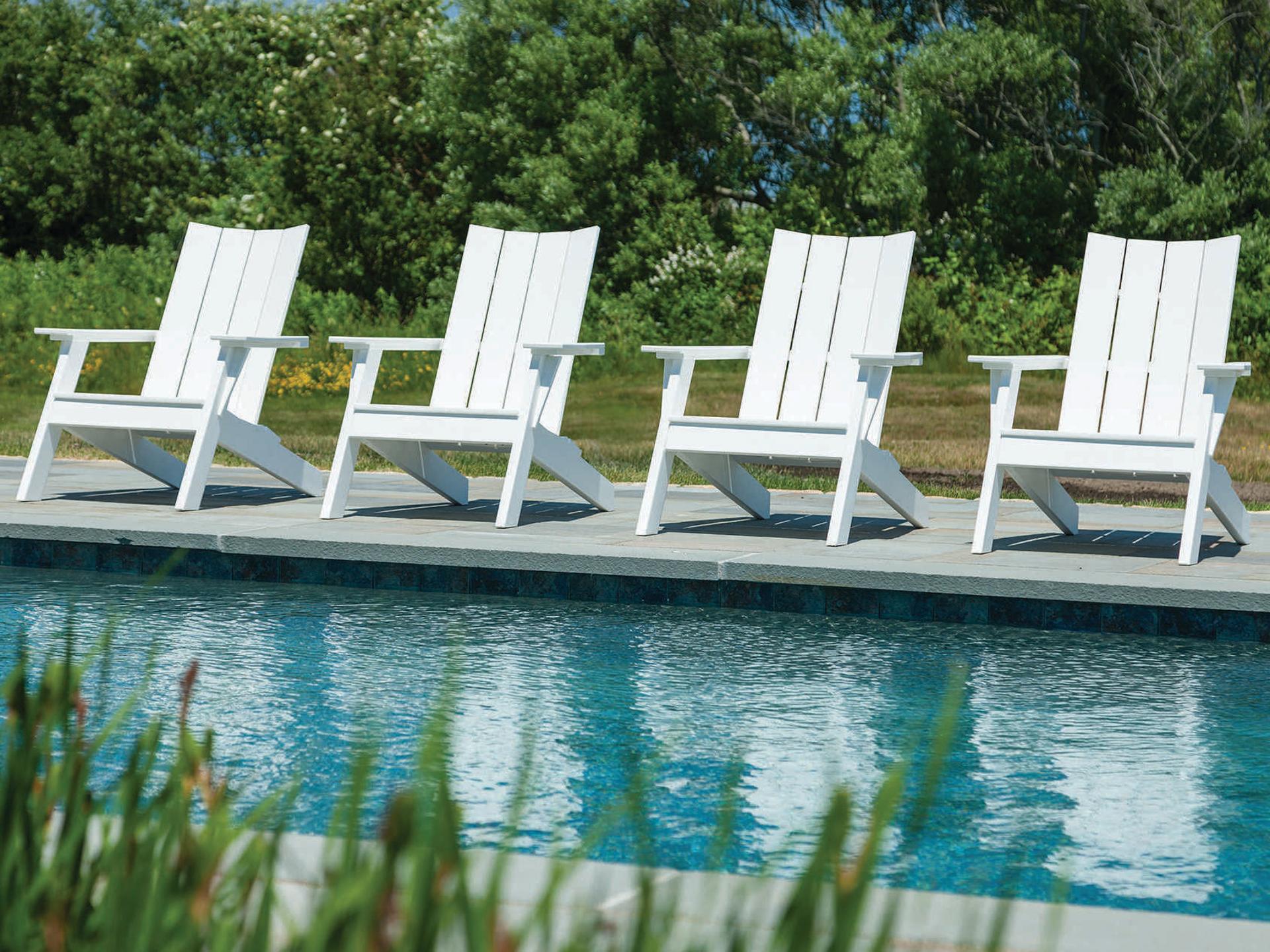 Seaside Casual Mad Recycled Plastic Outdoor Adirondack Chair