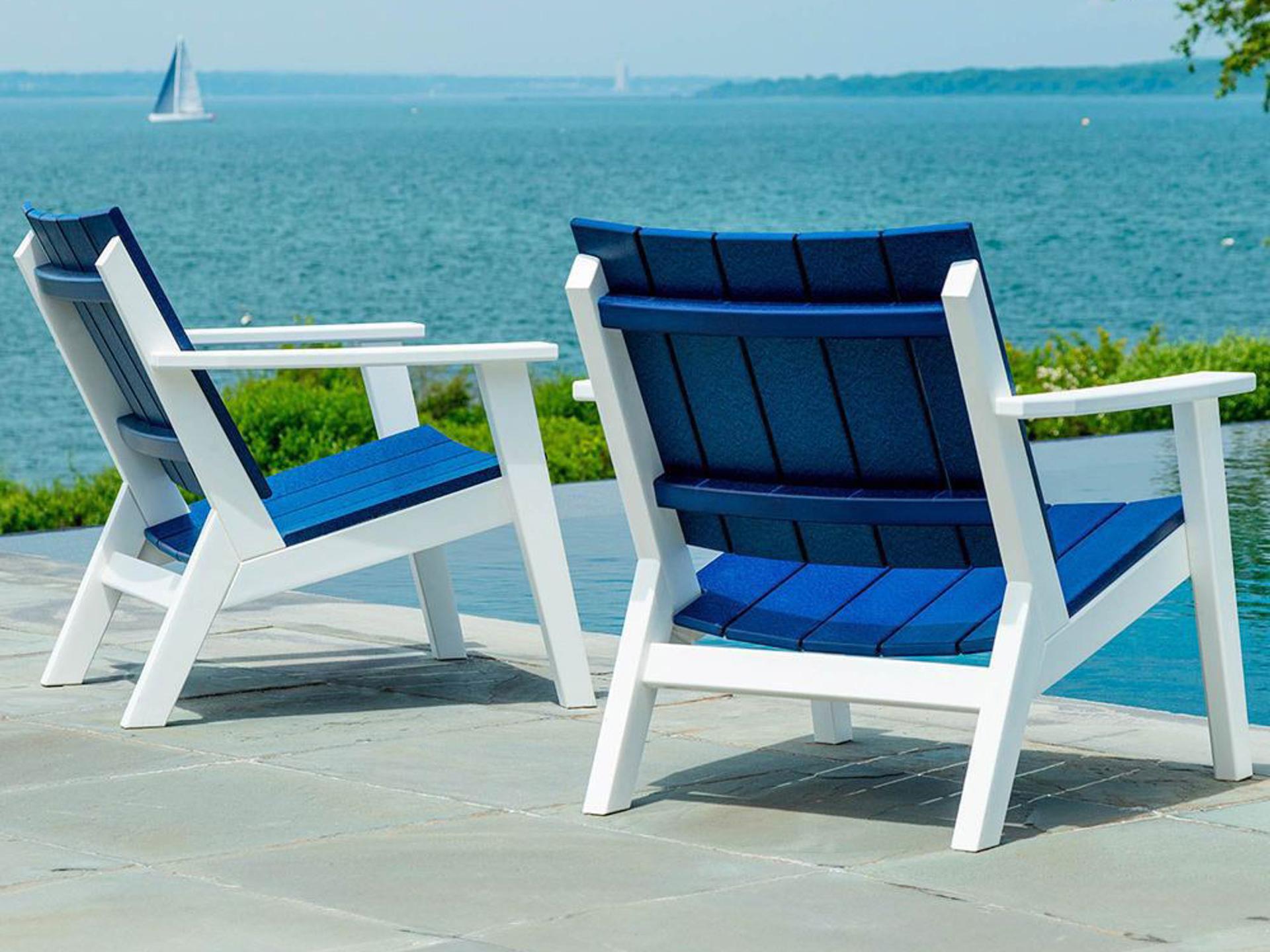 Mad Recycled Plastic Outdoor Patio Lounge Set