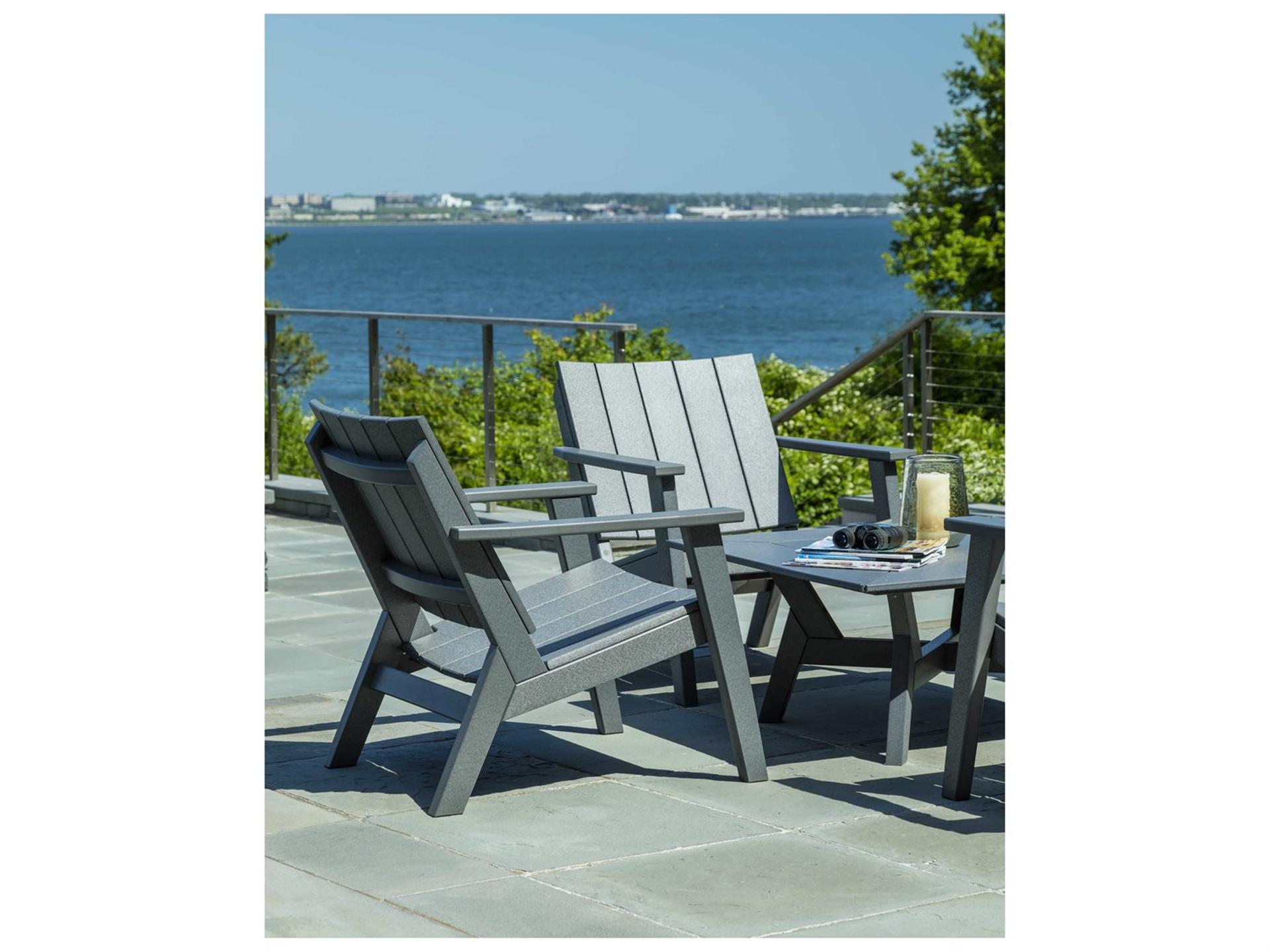 Mad Recycled Plastic Outdoor Patio Lounge Set