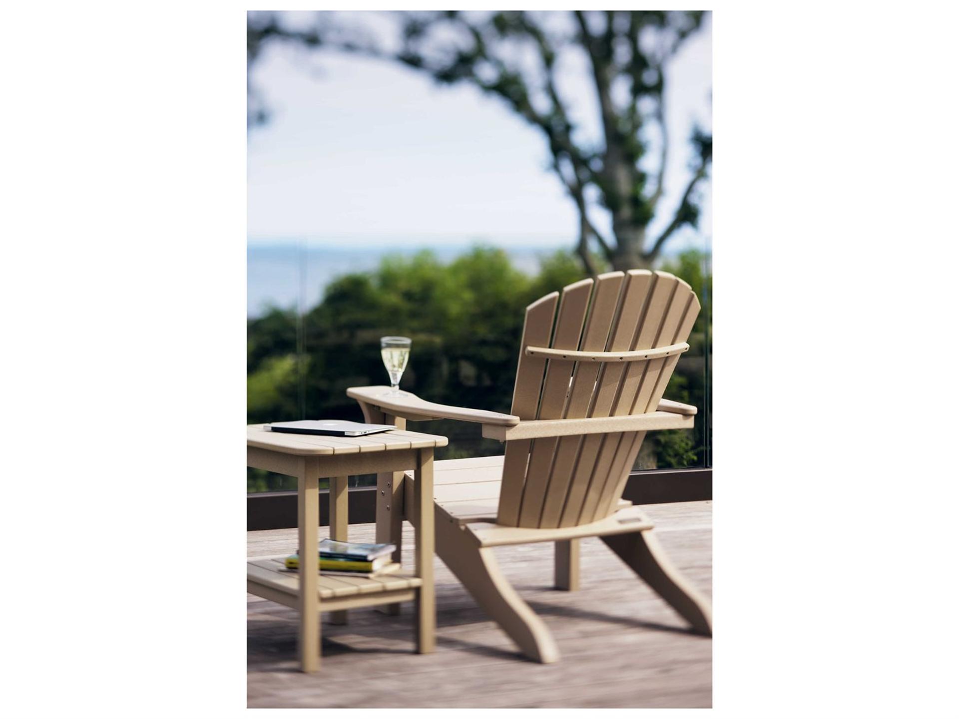 Shellback Adirondack Recycled Plastic Outdoor Lounge Set