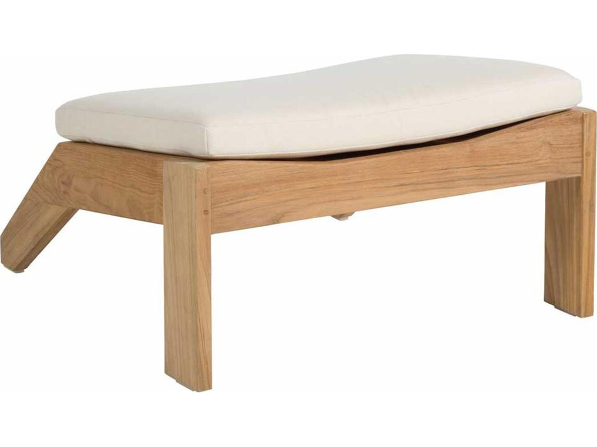 Ashland Adirondack Ottoman N-Dura Wood Outdoor Footrest