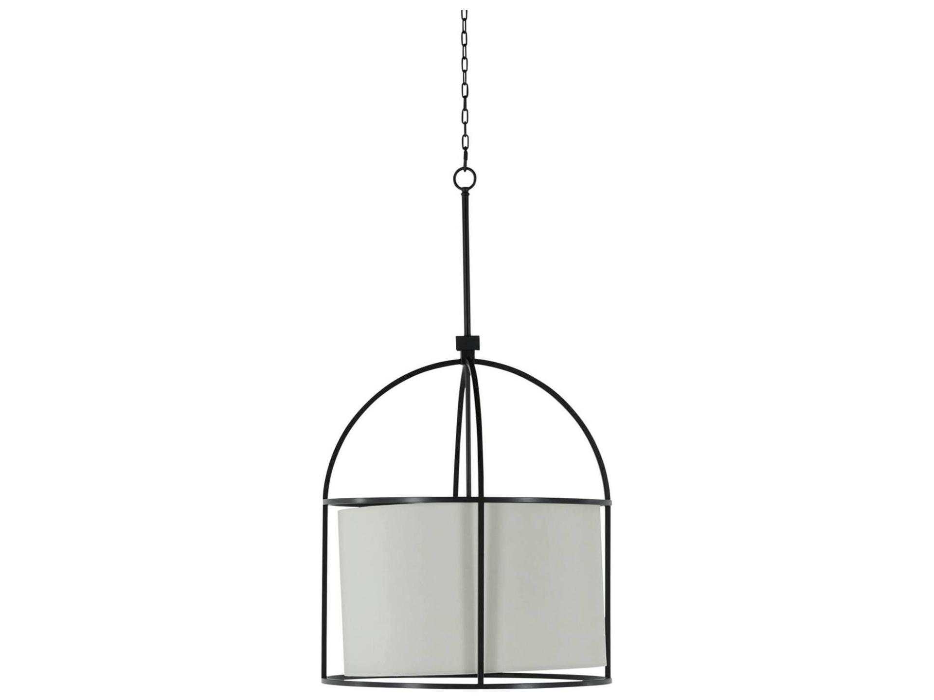 Marlon Stainless Steel Black Outdoor Chandelier