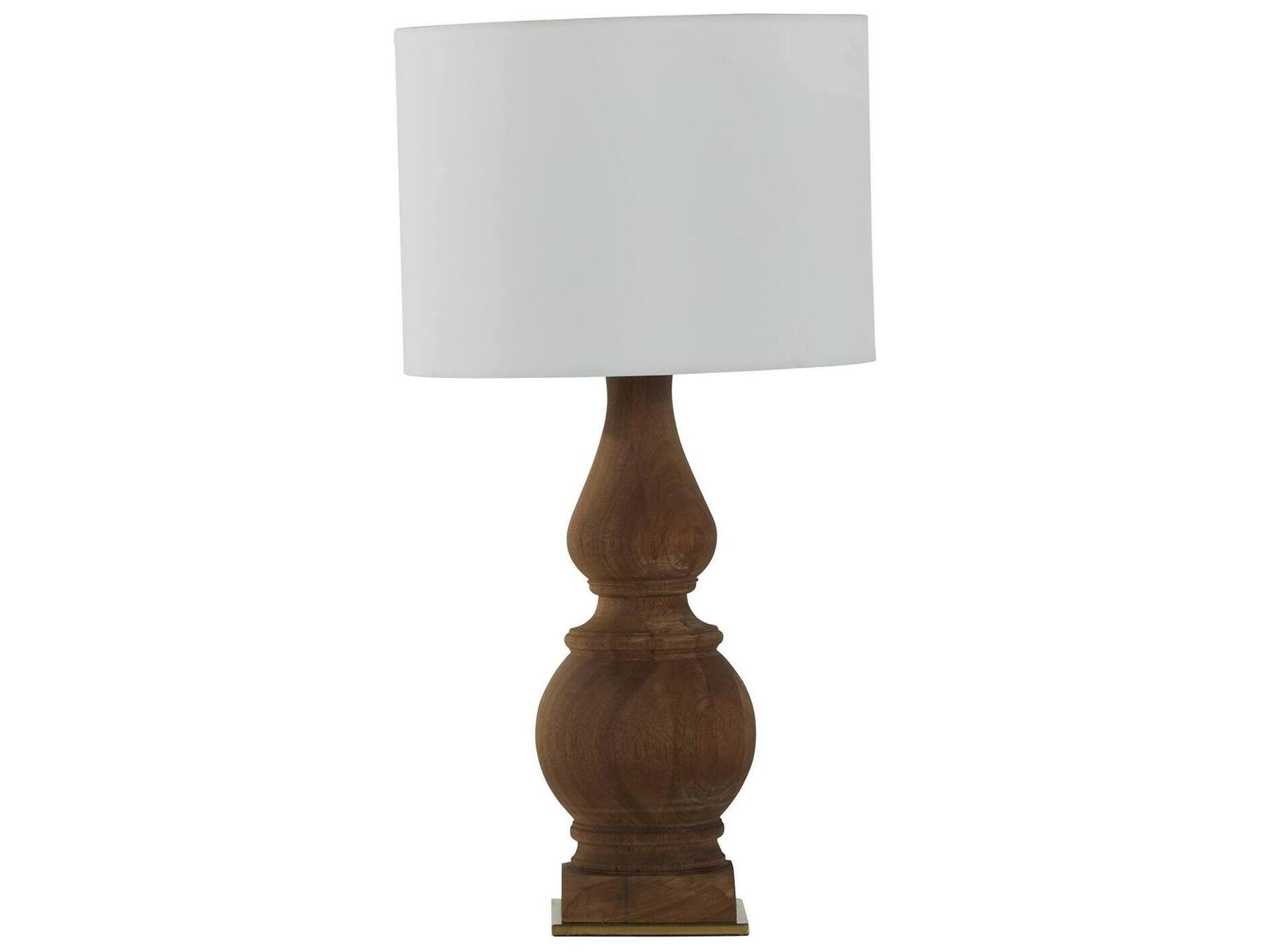 Monticello Teak Natural Outdoor Table Lamp