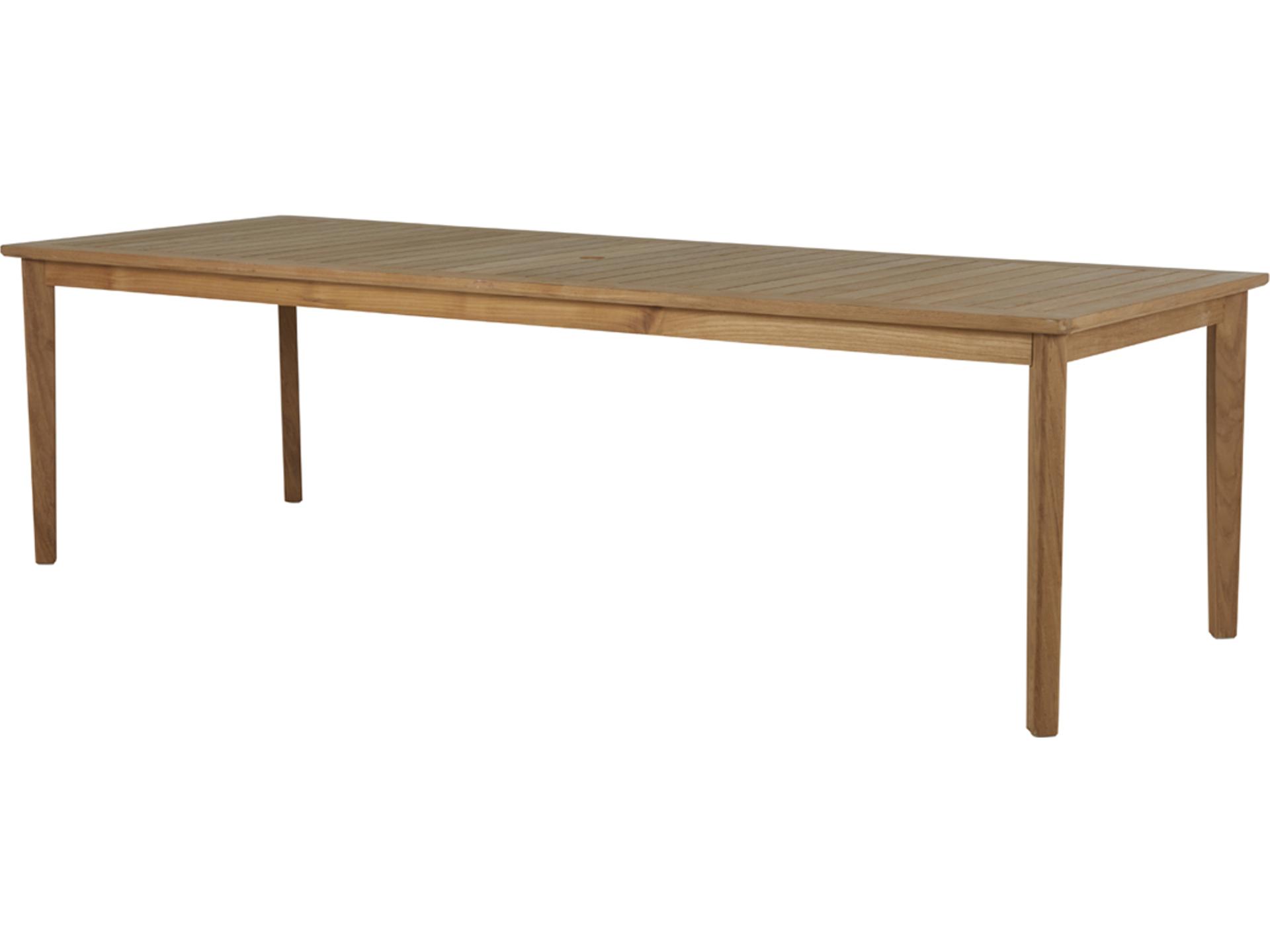 Summer Classics Woodlawn Teak Rectangular Outdoor Patio Dining Table