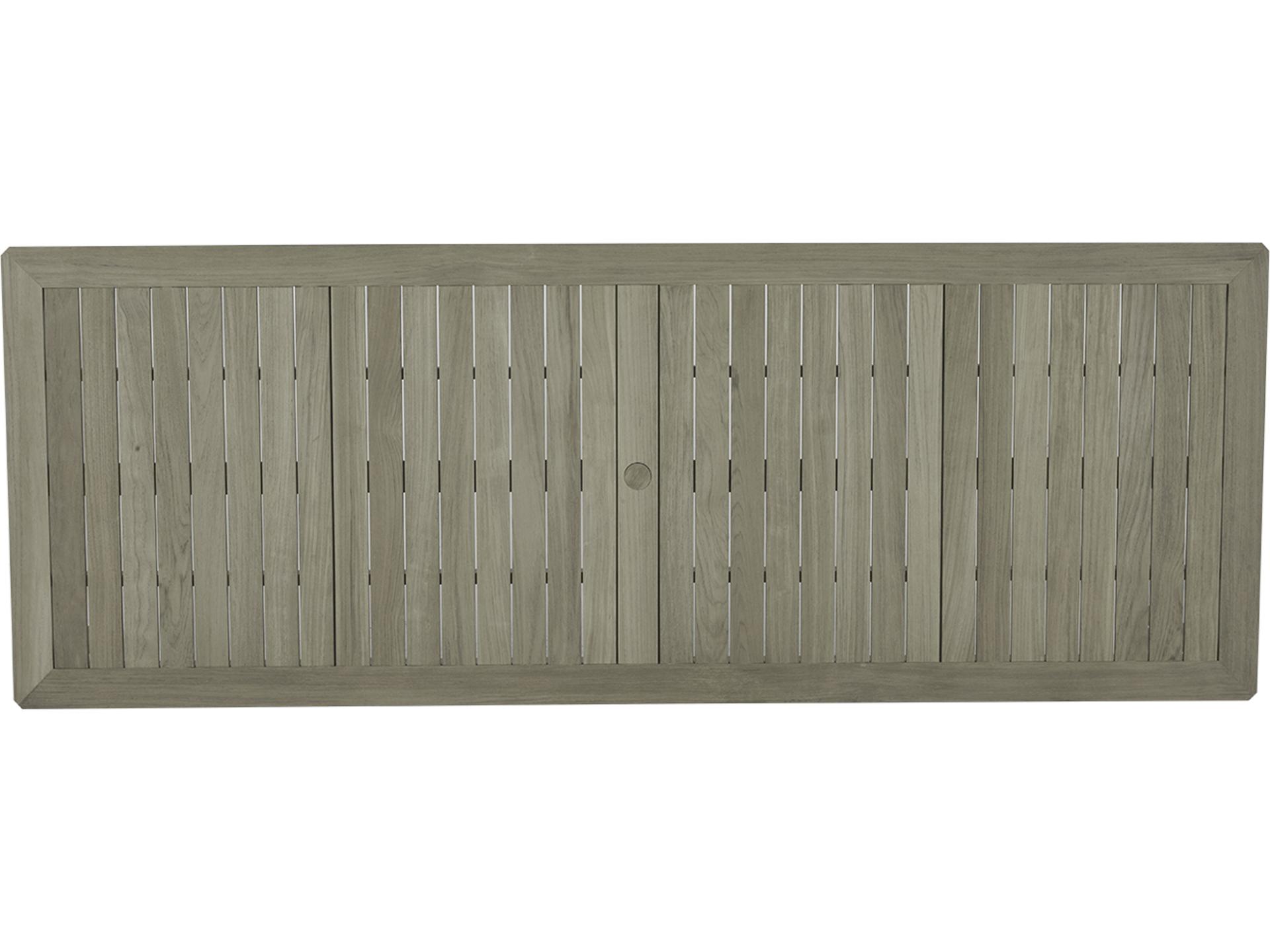 Summer Classics Woodlawn Teak Rectangular Outdoor Patio Dining Table