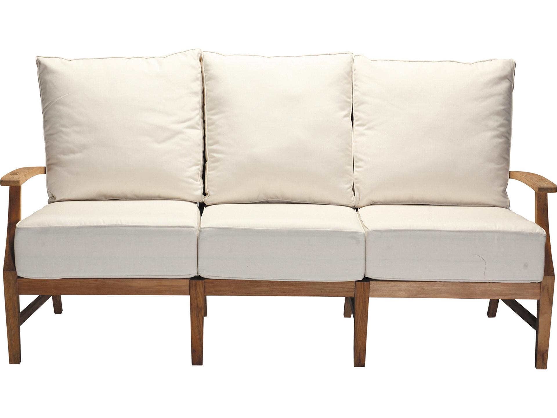 Croquet Teak Outdoor Sofa