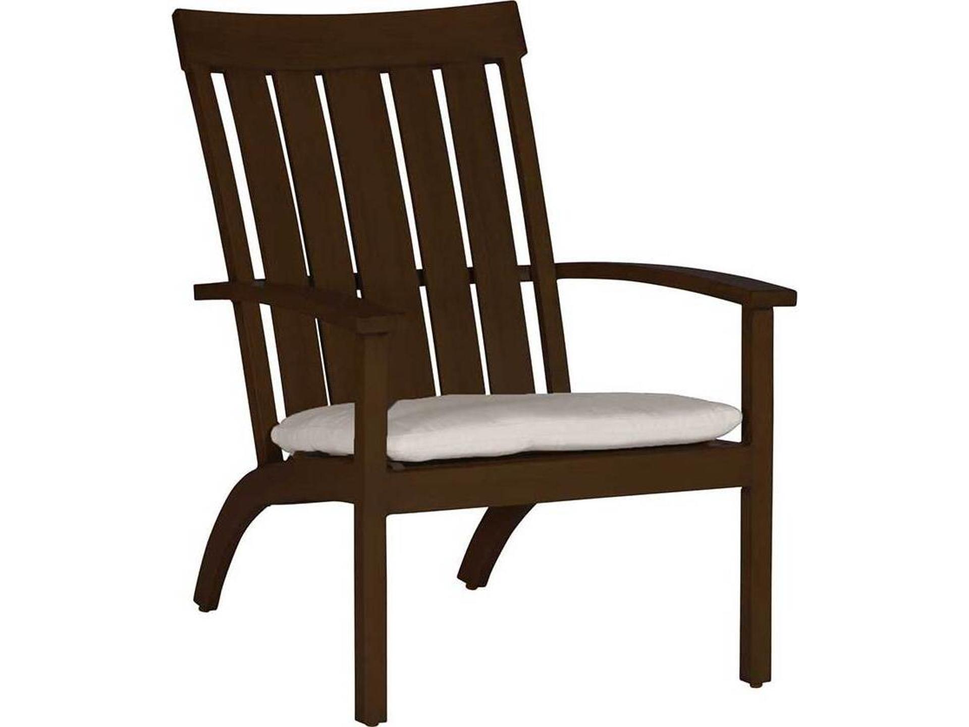 Club Aluminum Adirondack Chair in Oyster