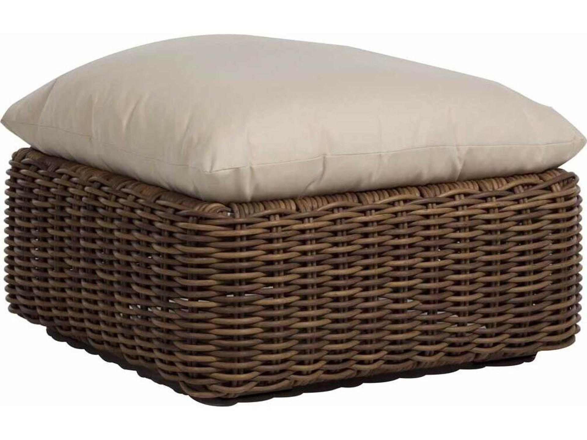 Montecito Woven Ottoman Outdoor Patio Furniture
