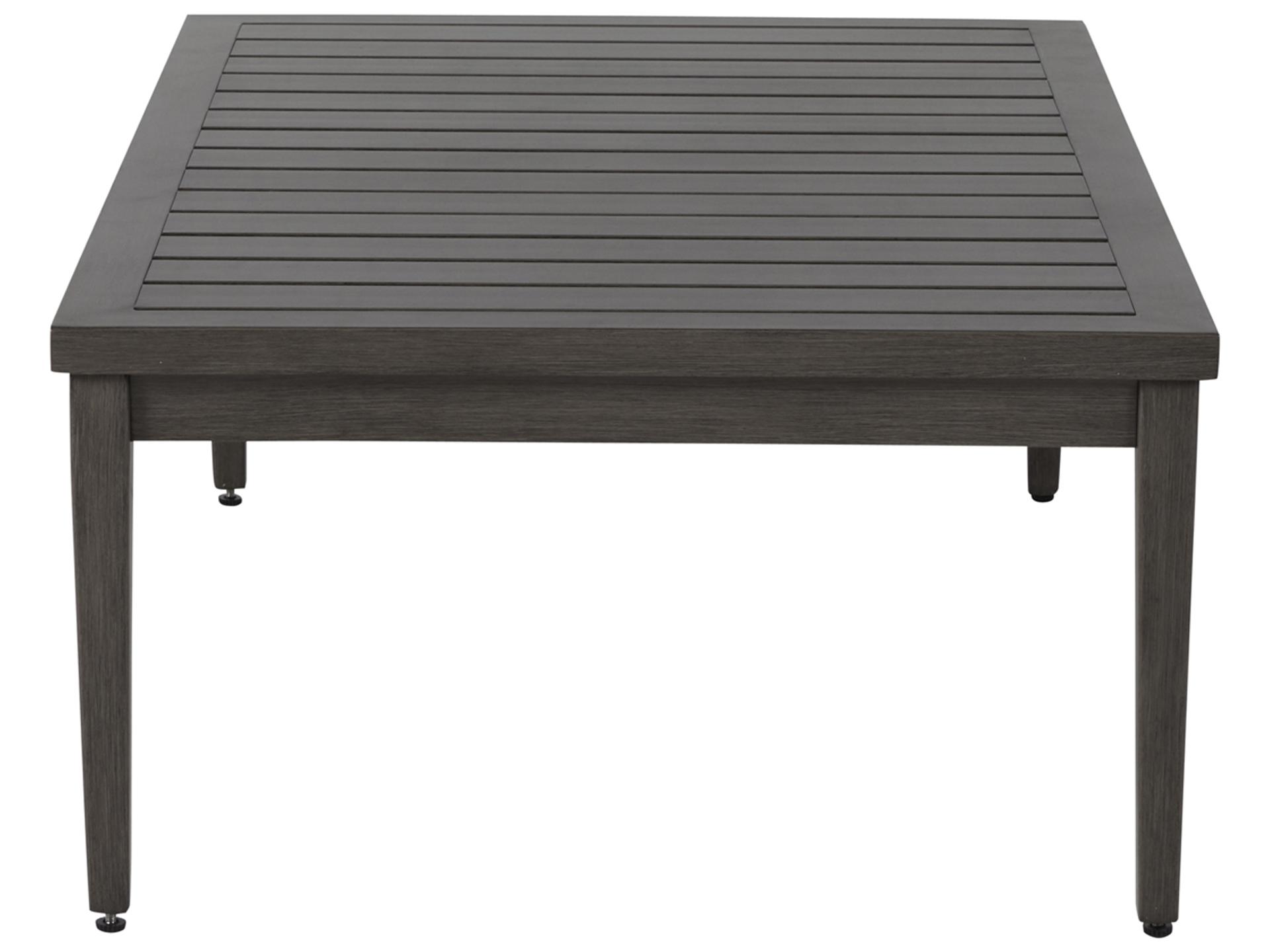 Summer Classics Brookside Aluminum Rectangular Patio Coffee Table