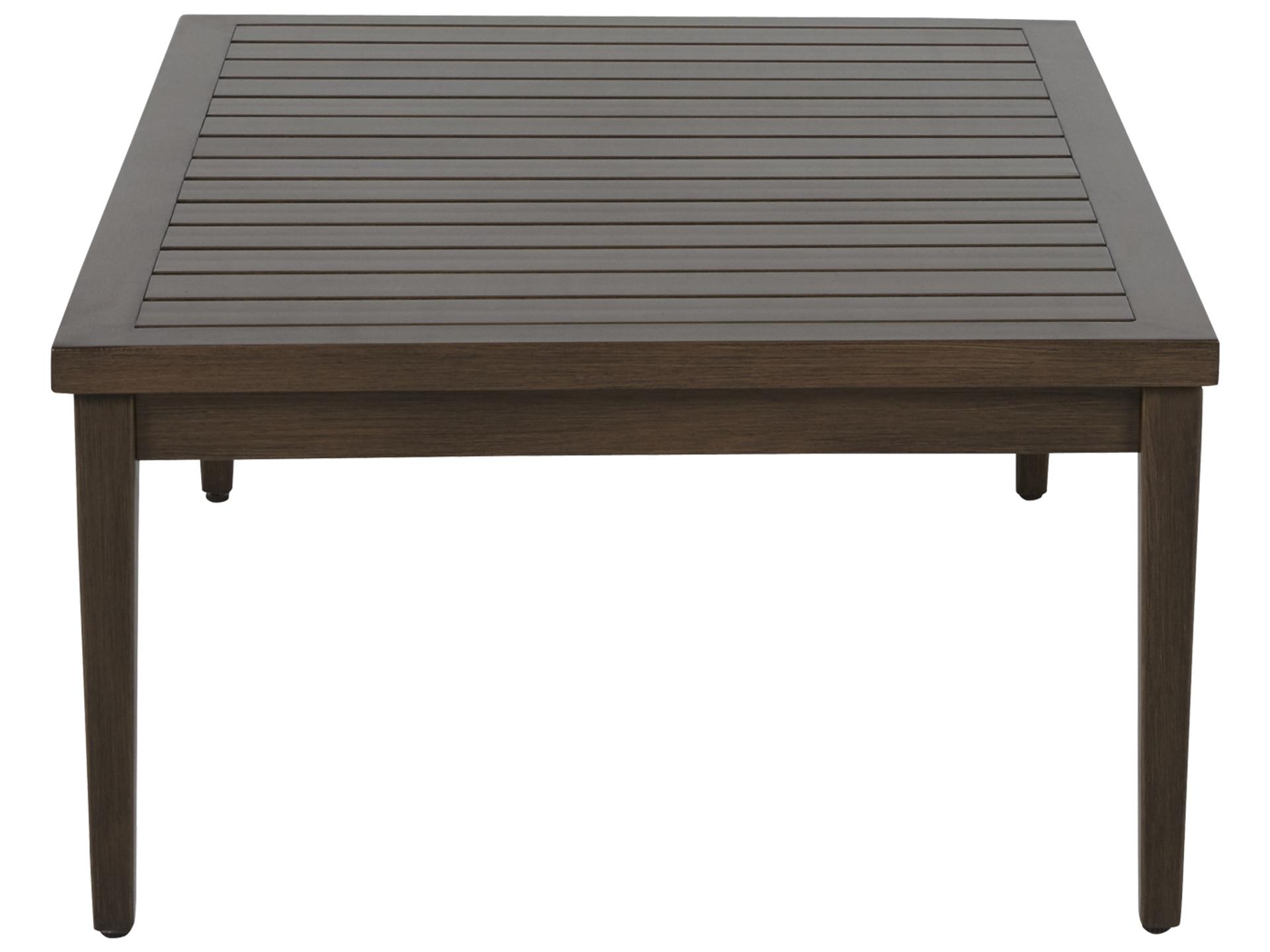 Summer Classics Brookside Aluminum Rectangular Patio Coffee Table