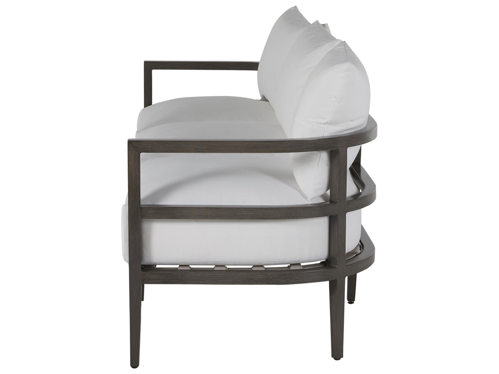 Summer Classics Santa Barbara Aluminum Slate Grey Outdoor Sofa