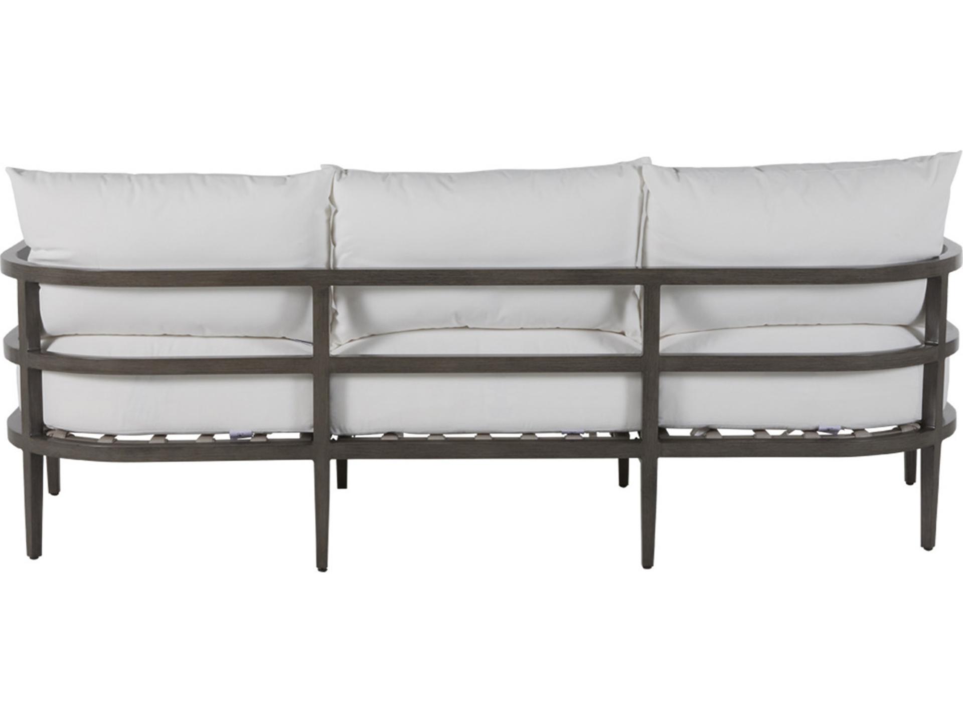 Summer Classics Santa Barbara Aluminum Slate Grey Outdoor Sofa