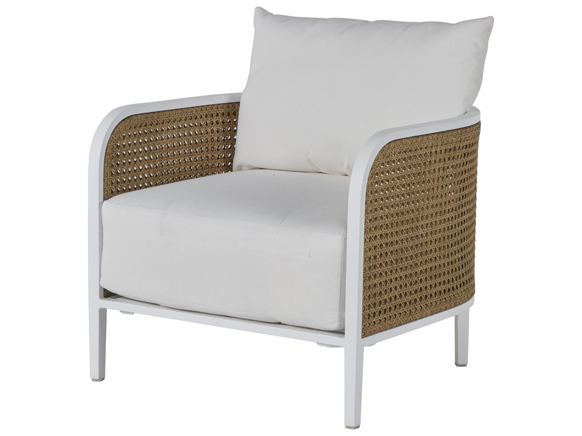 Havana Lounge Chair in N-Dura Wicker a Modern Outdoor Seat
