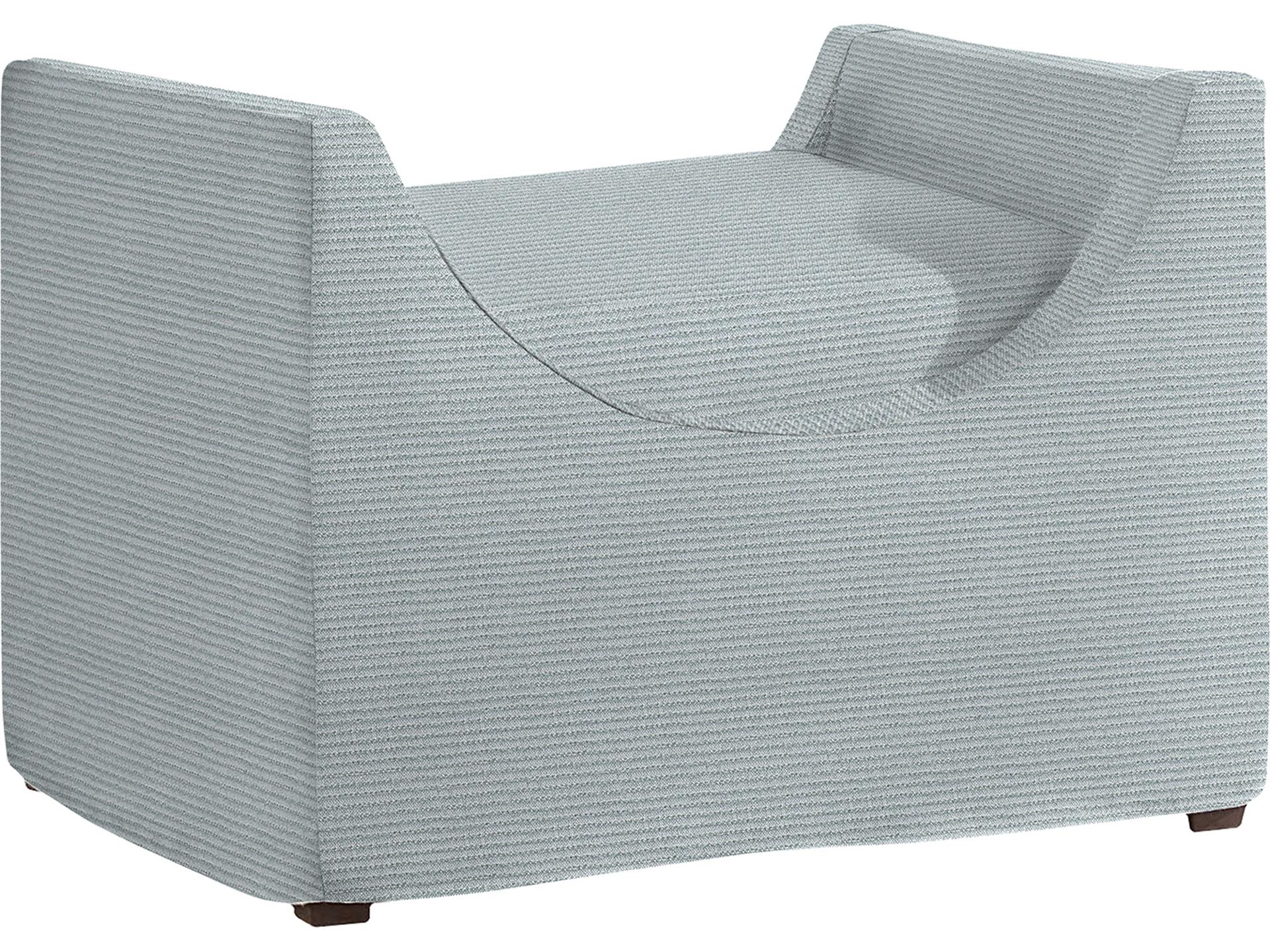 Gayle Outdoor Bench in Washboard Linen