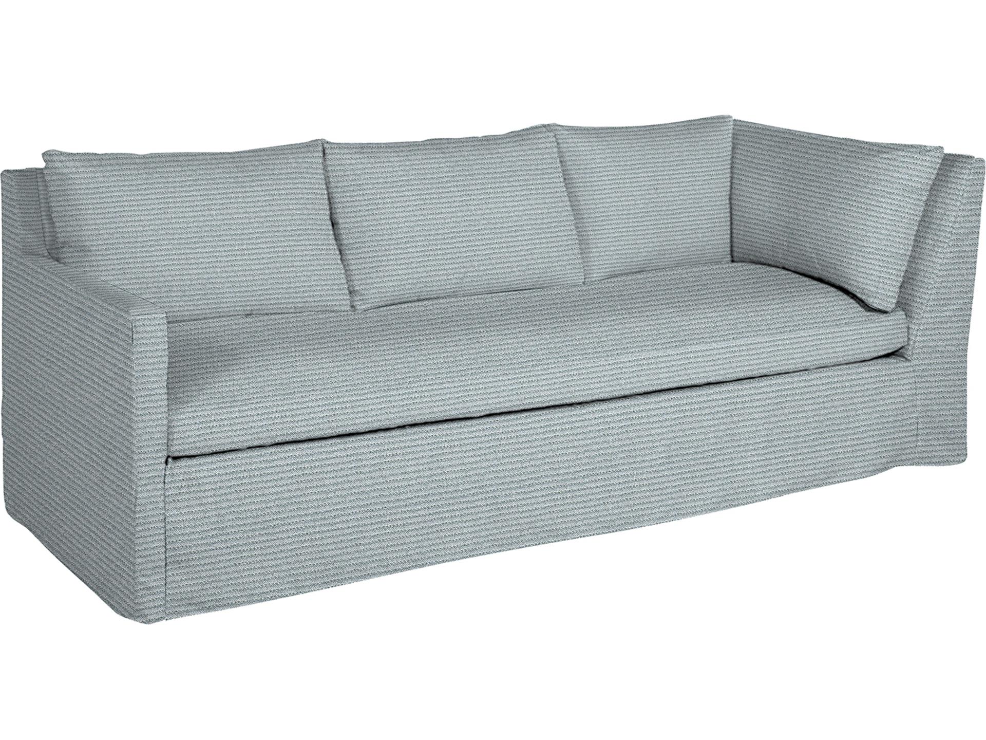 Nora Outdoor Left Arm Facing Corner Sofa in Washboard Linen