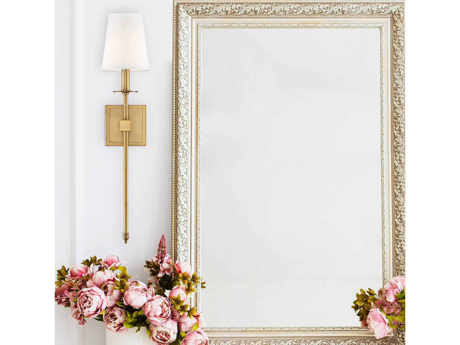 Savoy House Monroe 1-Light Warm Brass Wall Sconce