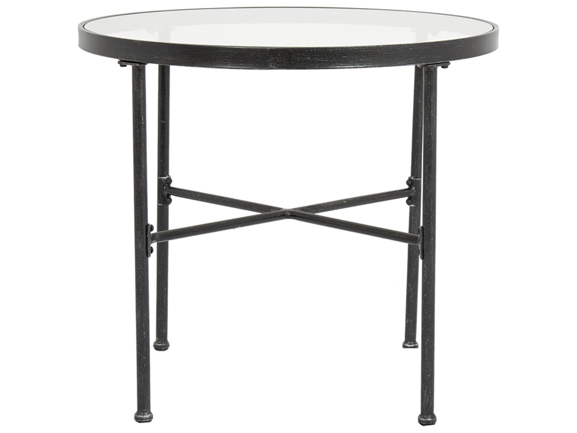 Provence Wrought Iron Round Patio Bistro Table