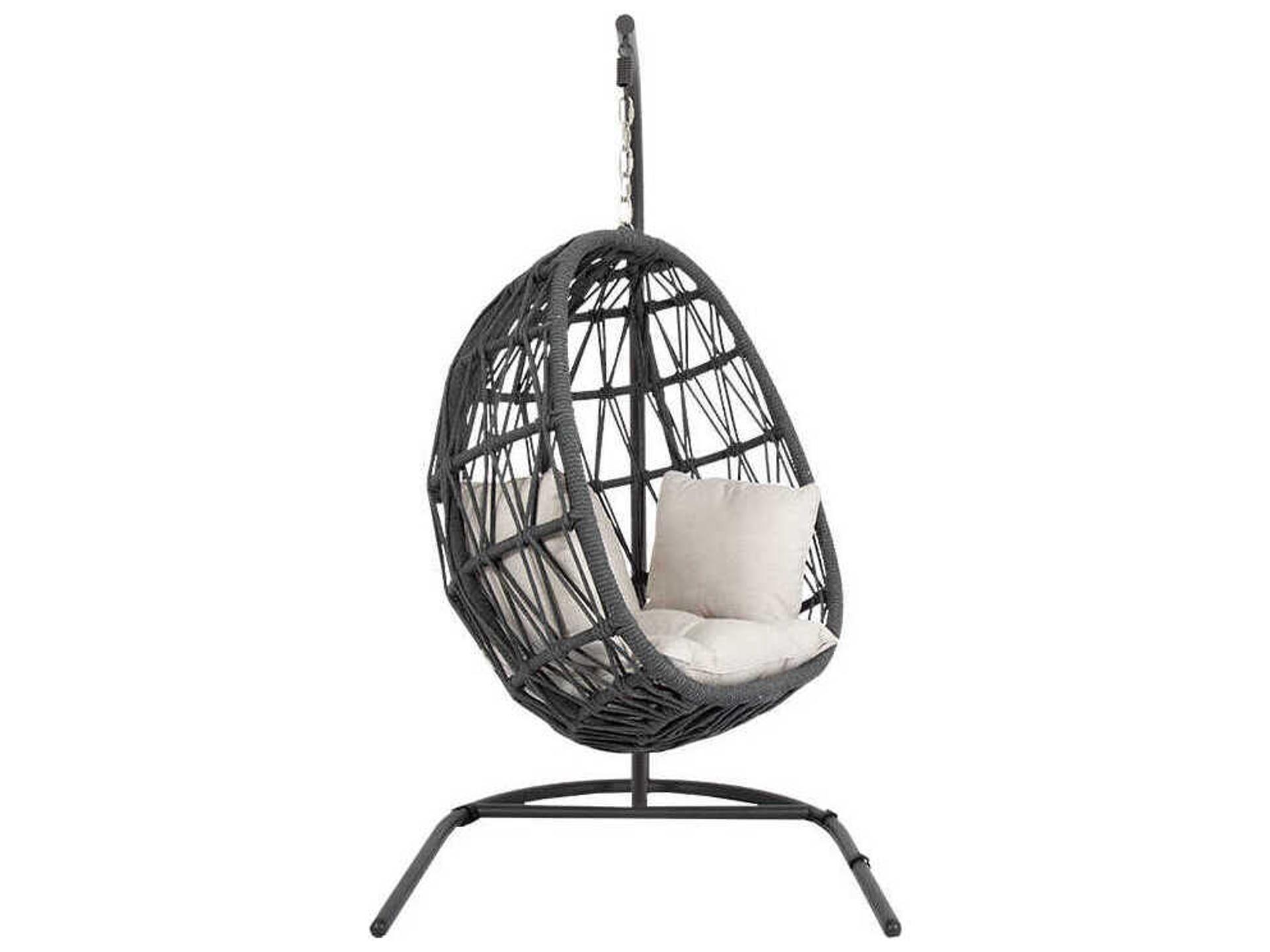 Milano Grays Rope Cushion Swing