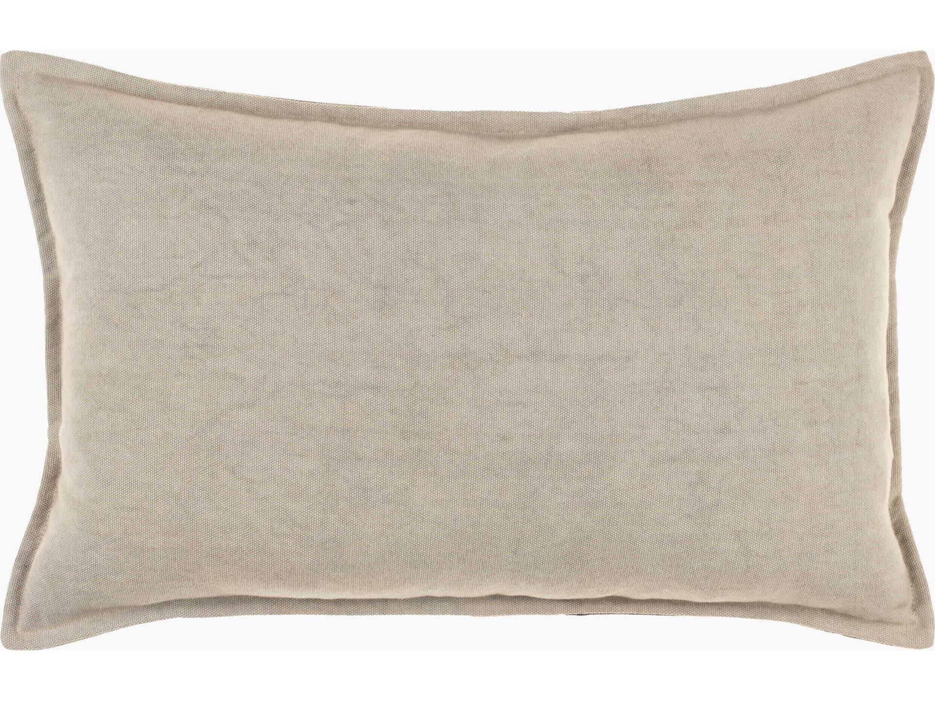 Surya Branson Medium Gray / Black / Brown Pillow