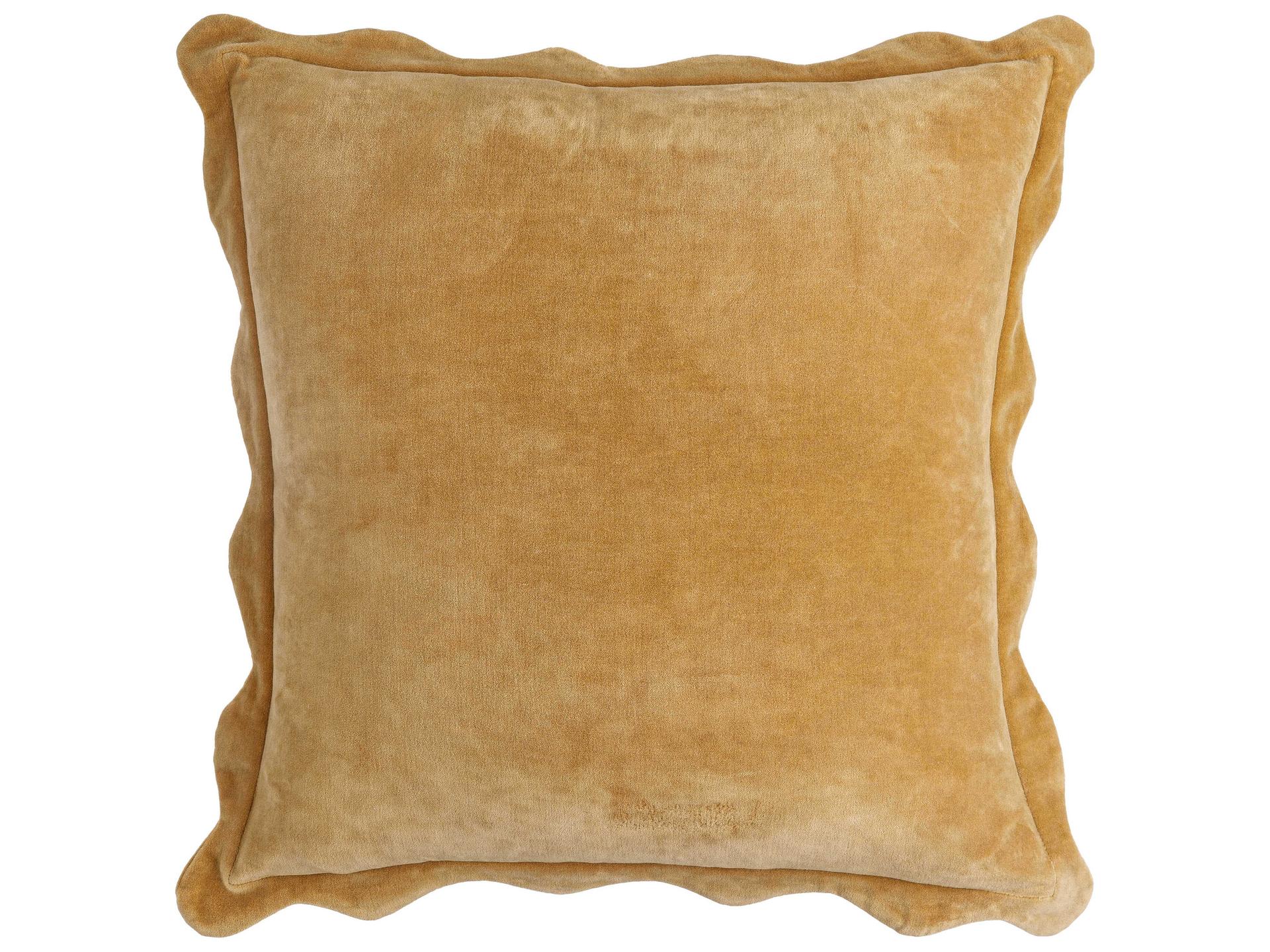 Effervescent EFC-001 20-Inch Square Accent Pillow in Mustard