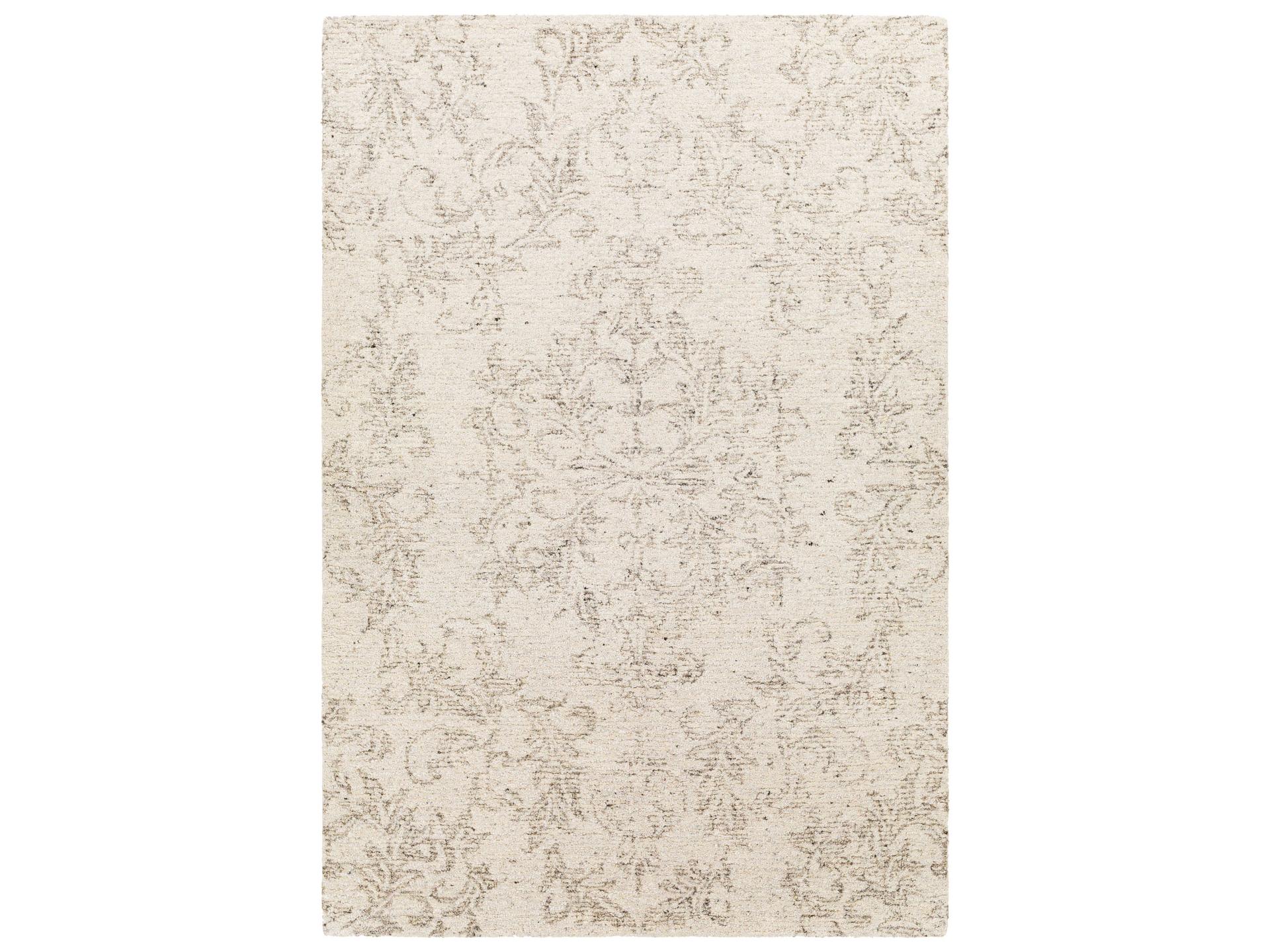 Evolution Collection Hand Tufted Area Rug in Gray Charcoal and Beige