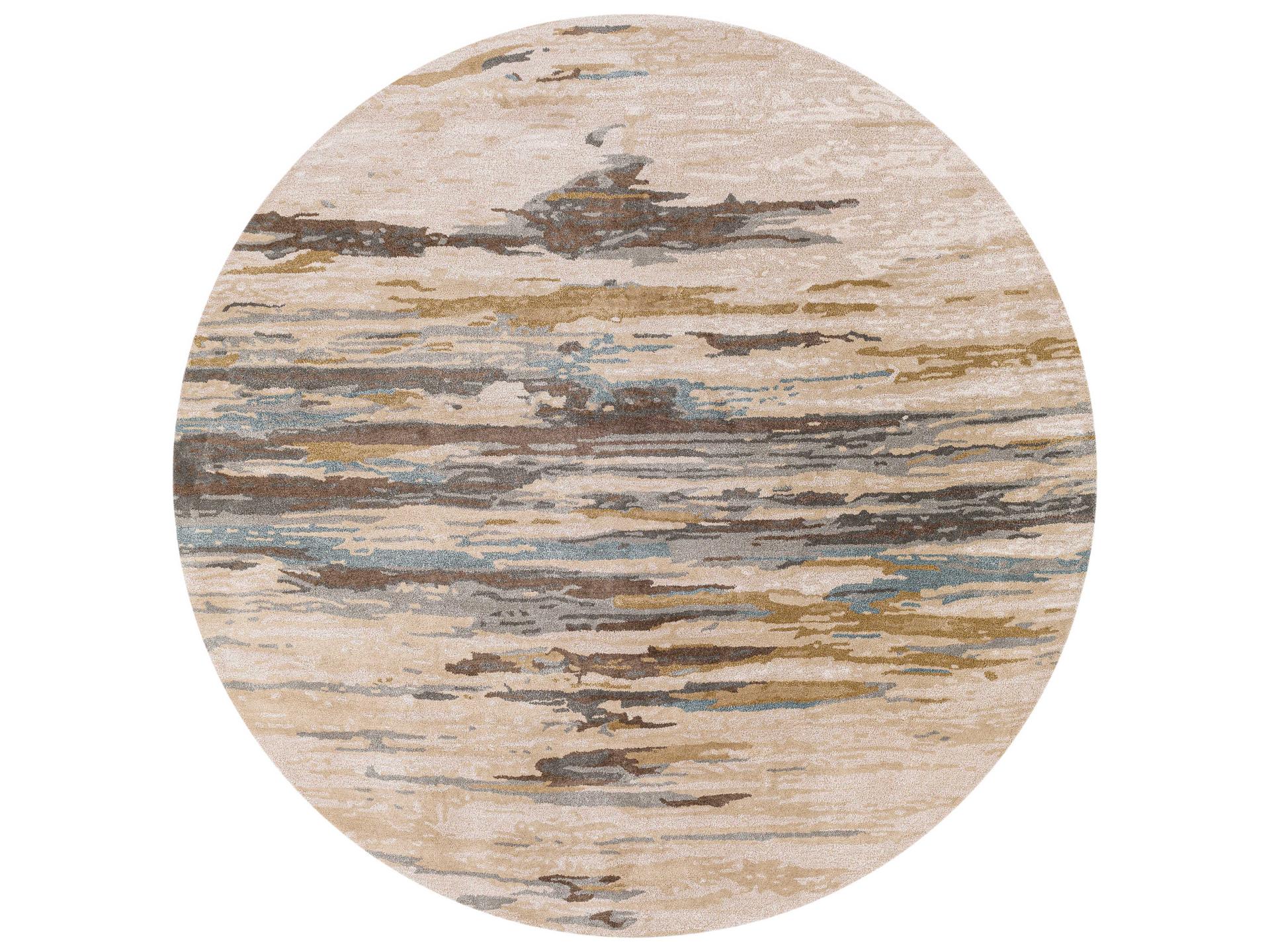 Kavita Hand Tufted Viscose and Wool Abstract Area Rug