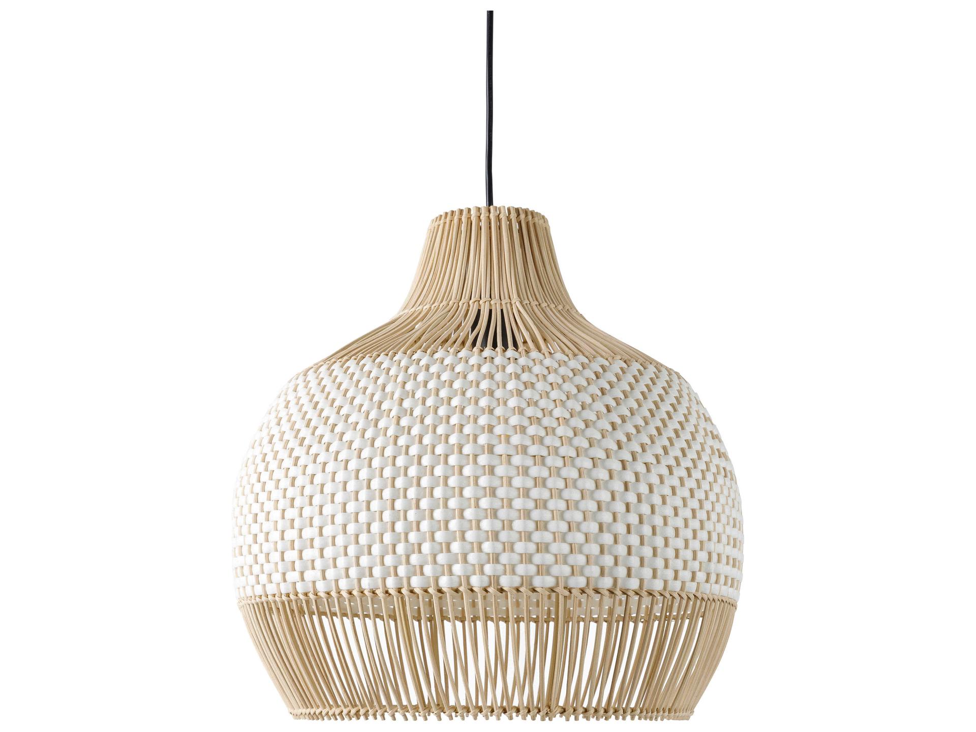 Surya Mesmerize 1-Light Black White Pendant