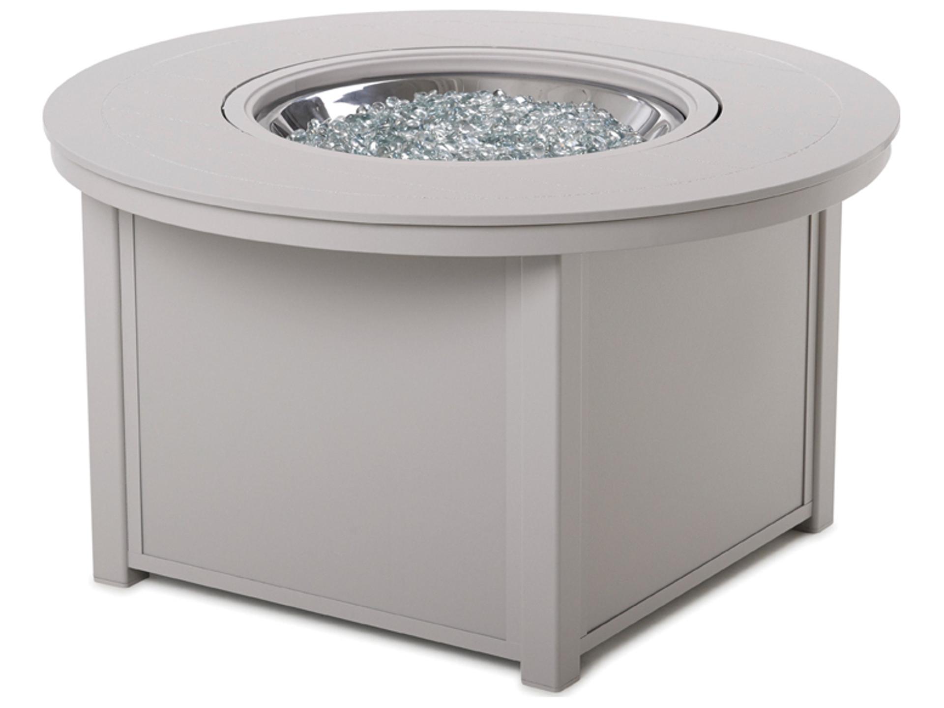 MGP Aluminum Round Outdoor Patio Fire Pit Table