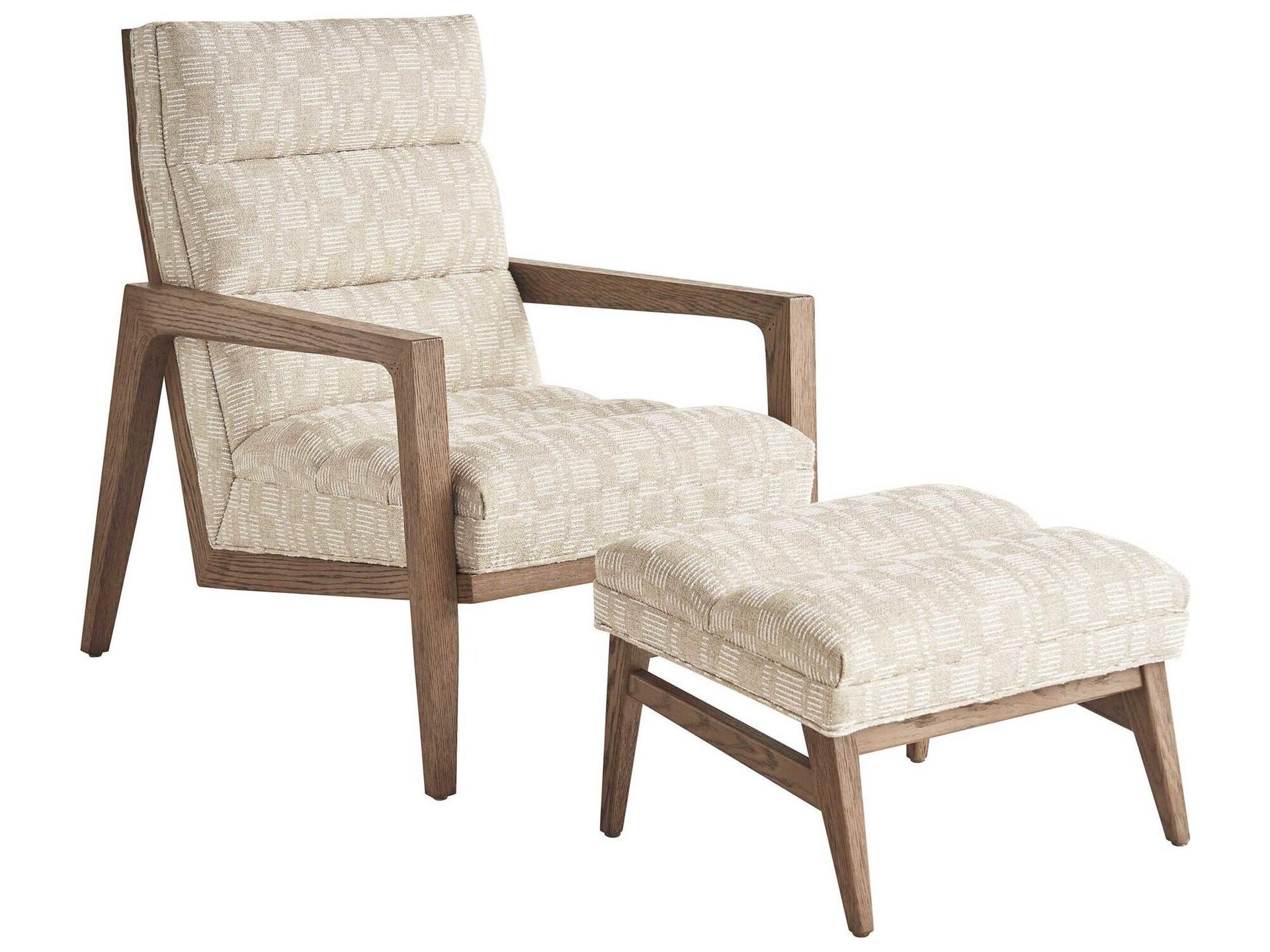 Sunset Key Heydon Accent Chair and Ottoman Set
